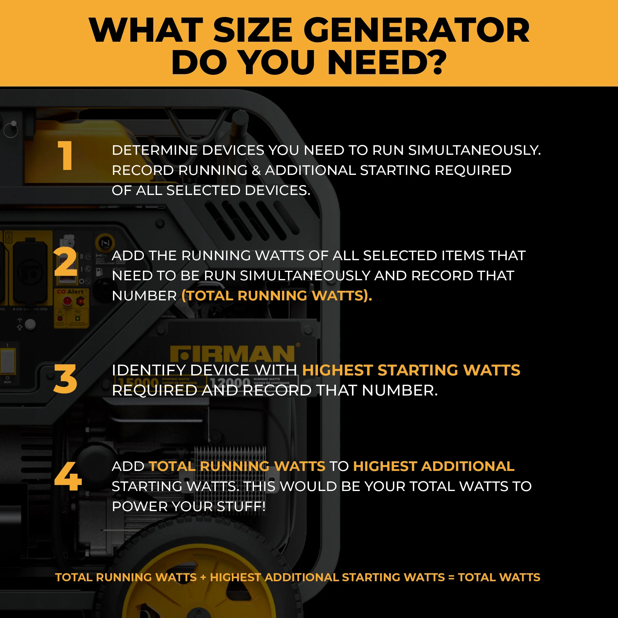 Gas Portable Generator 15000W Electric Start 120/240V with CO Alert - Image 10
