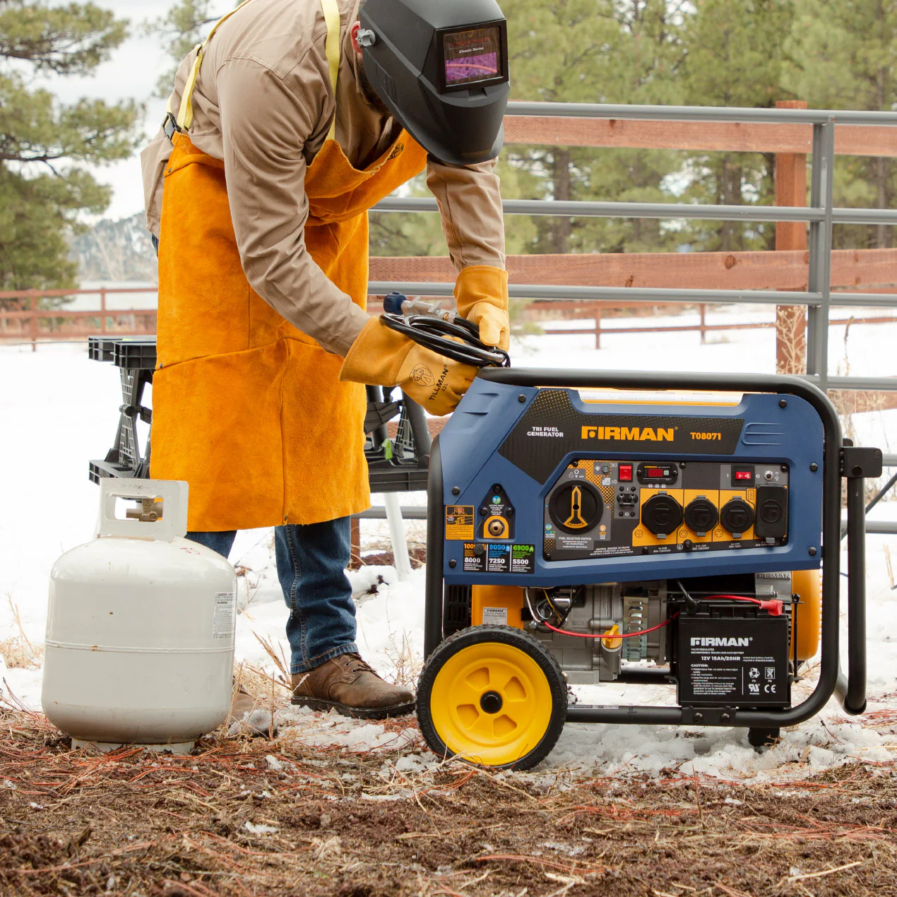 Tri Fuel Portable Generator 8000W Electric Start 120/240V - Image 4