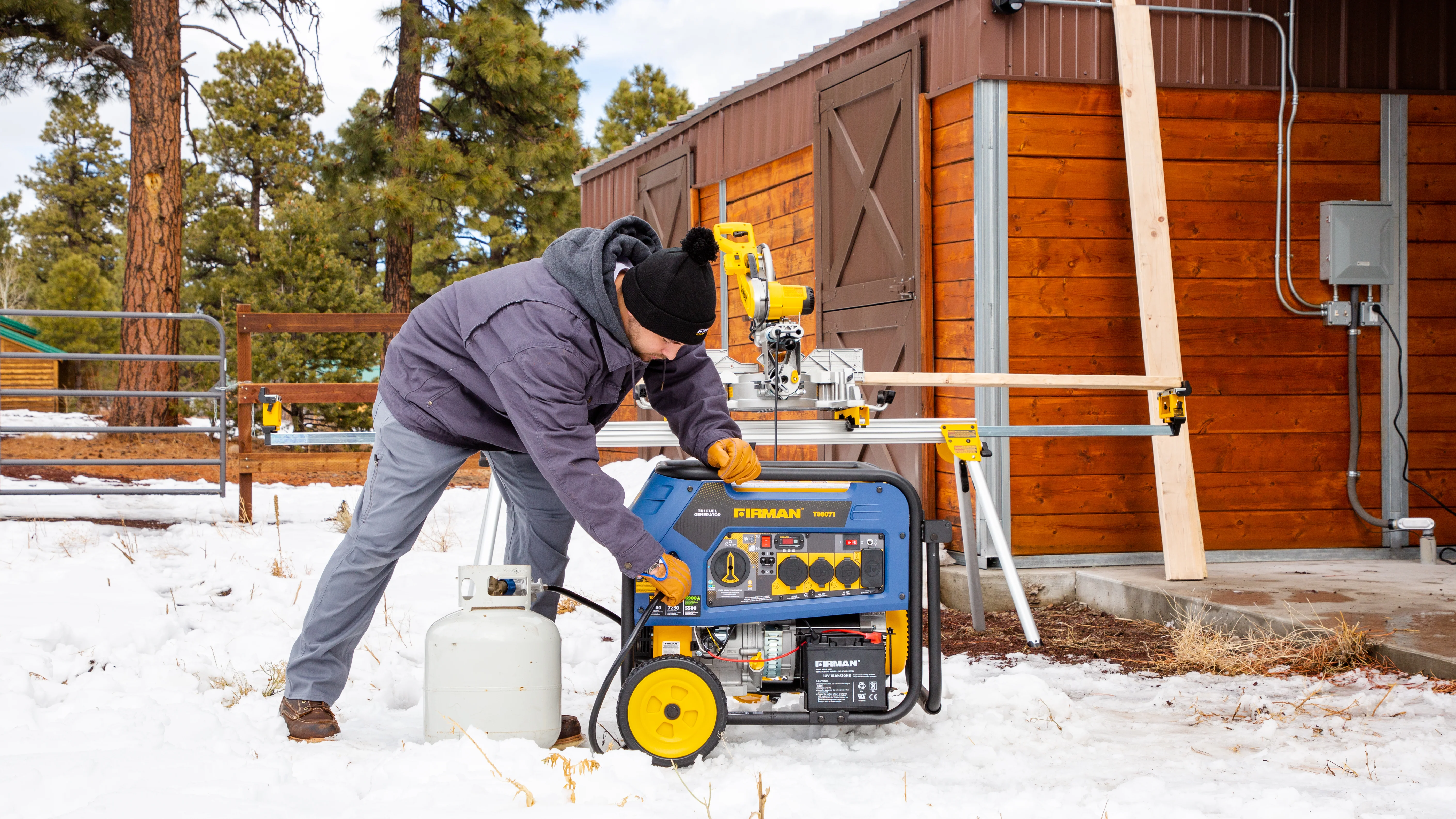 Tri Fuel Portable Generator 8000W Electric Start 120/240V - Image 5