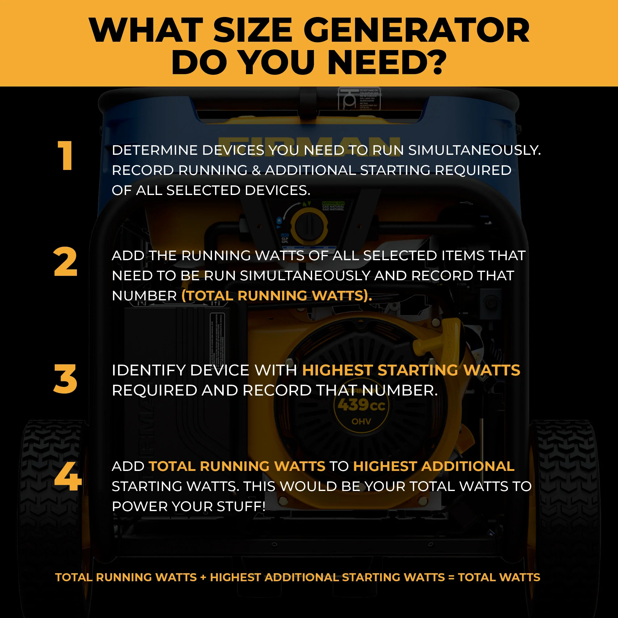Tri Fuel 8000W Portable Generator Electric Start 120/240V with CO ALERT - Image 10
