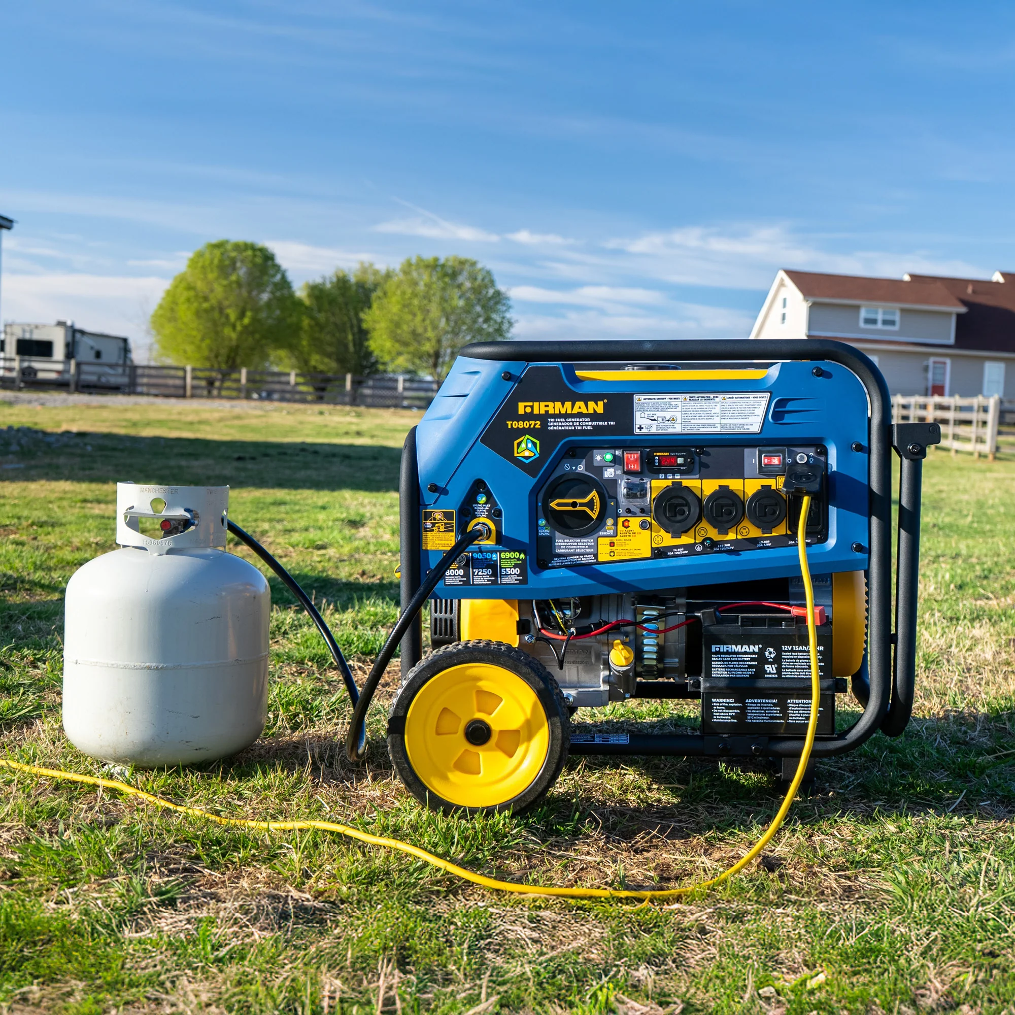Tri Fuel 8000W Portable Generator Electric Start 120/240V with CO ALERT - Image 13