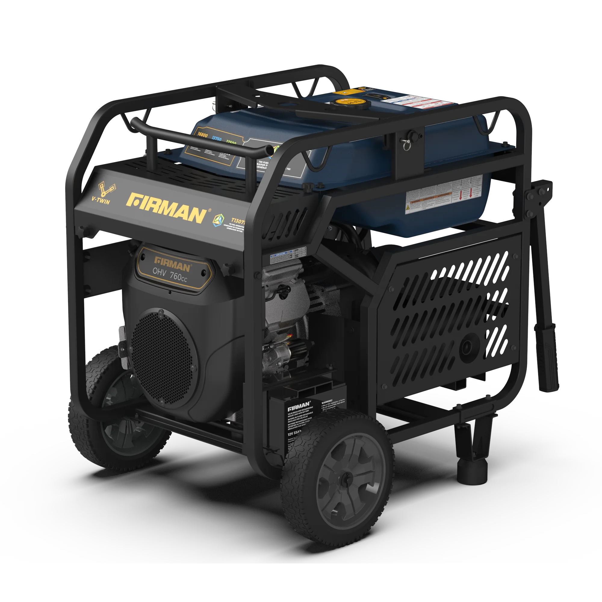 TRI FUEL PORTABLE GENERATOR 16800W ELECTRIC START 120/240V WITH CO ALERT - Image 10