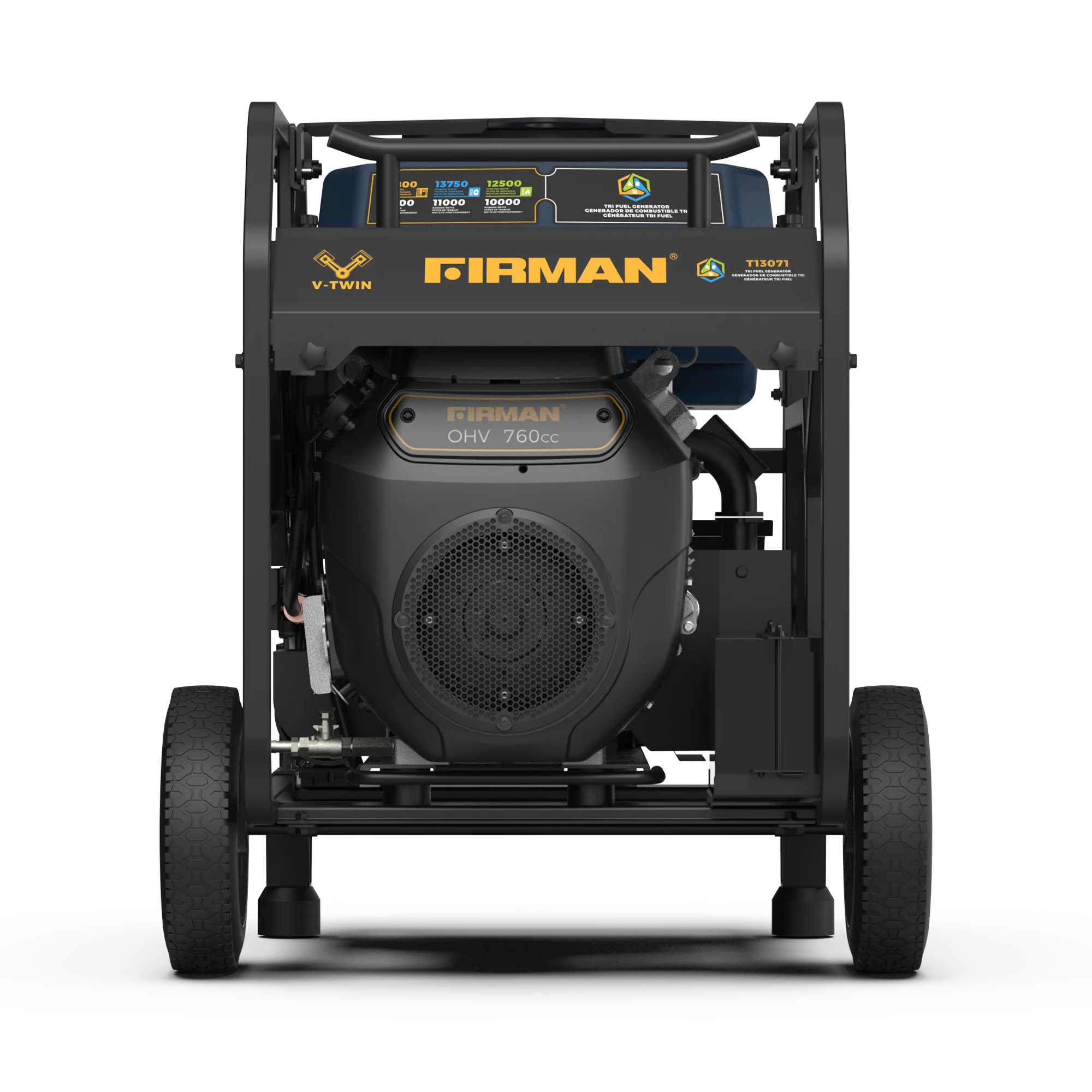 TRI FUEL PORTABLE GENERATOR 16800W ELECTRIC START 120/240V WITH CO ALERT - Image 5