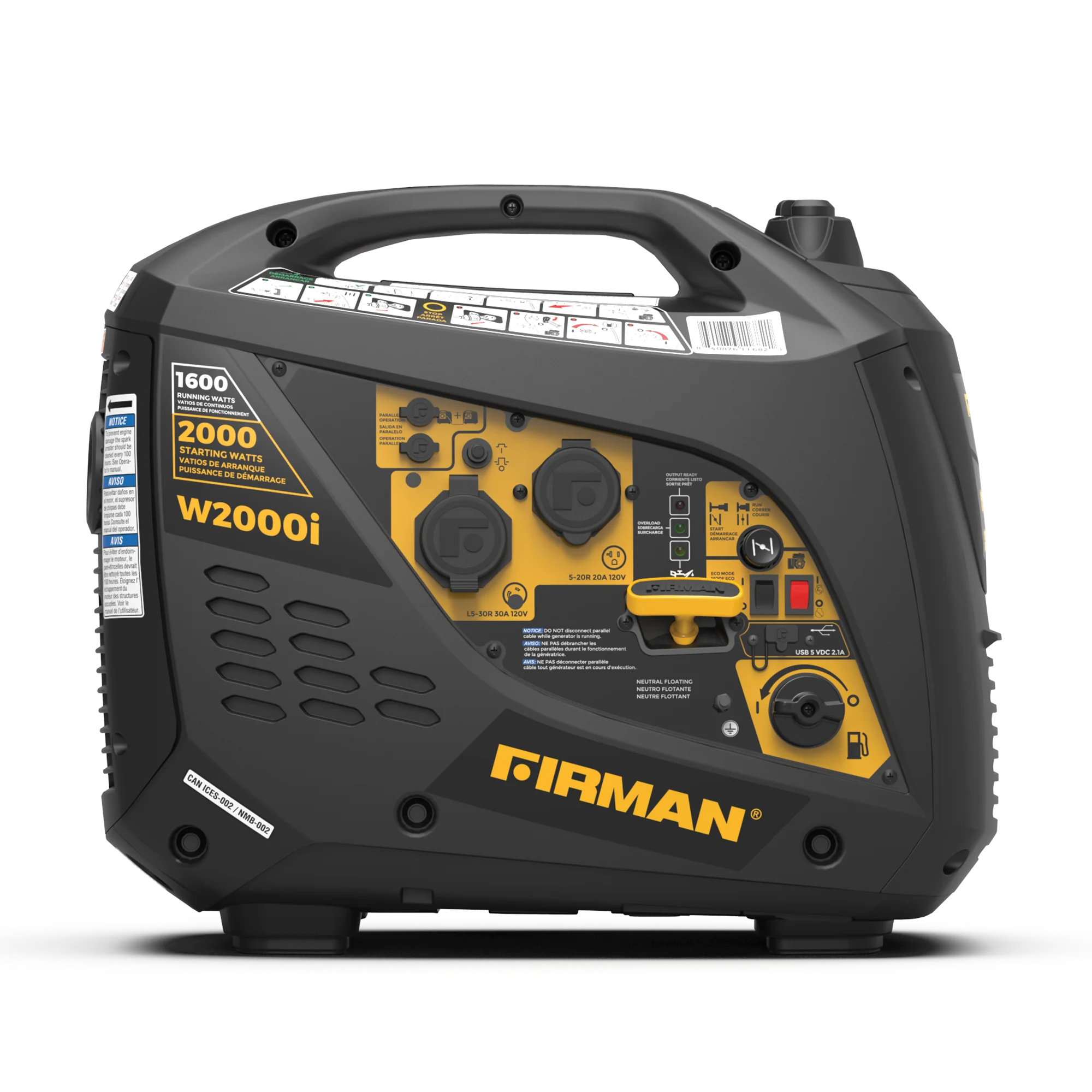 Inverter Portable Generator 2000/1600W Recoil Start - Image 4