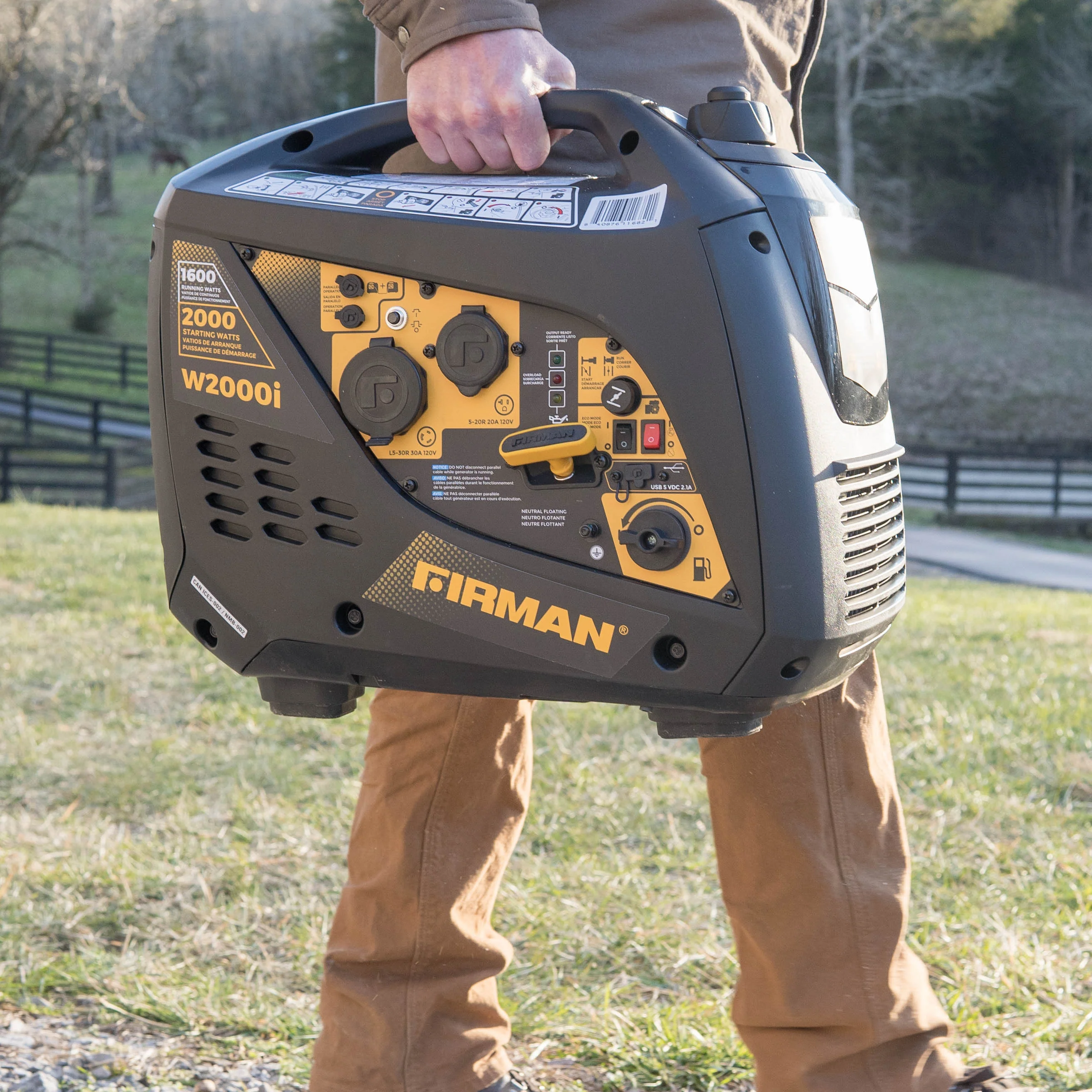 Inverter Portable Generator 2000/1600W Recoil Start - Image 2