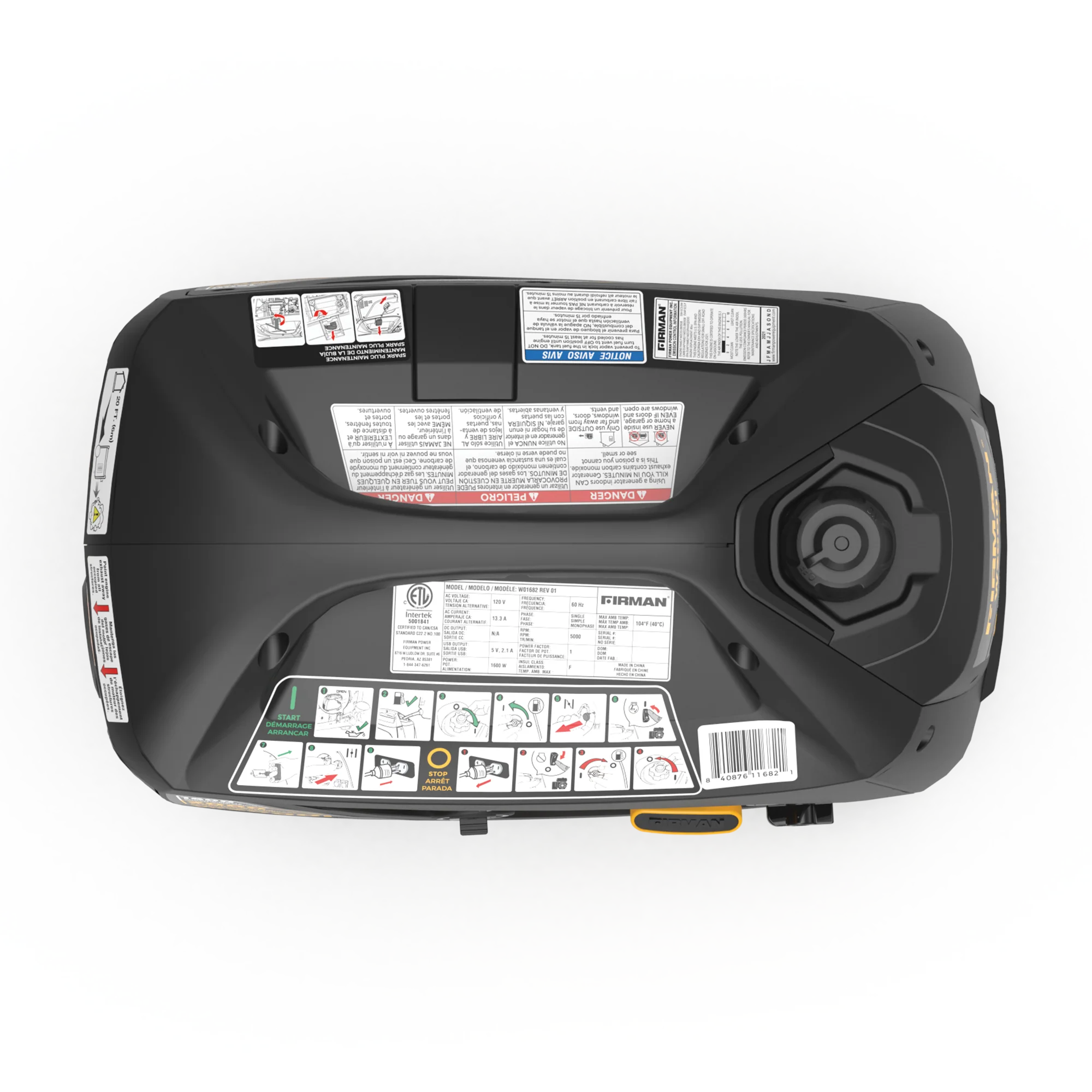 Refurbished Gas Inverter 2000W Recoil Start - Image 9