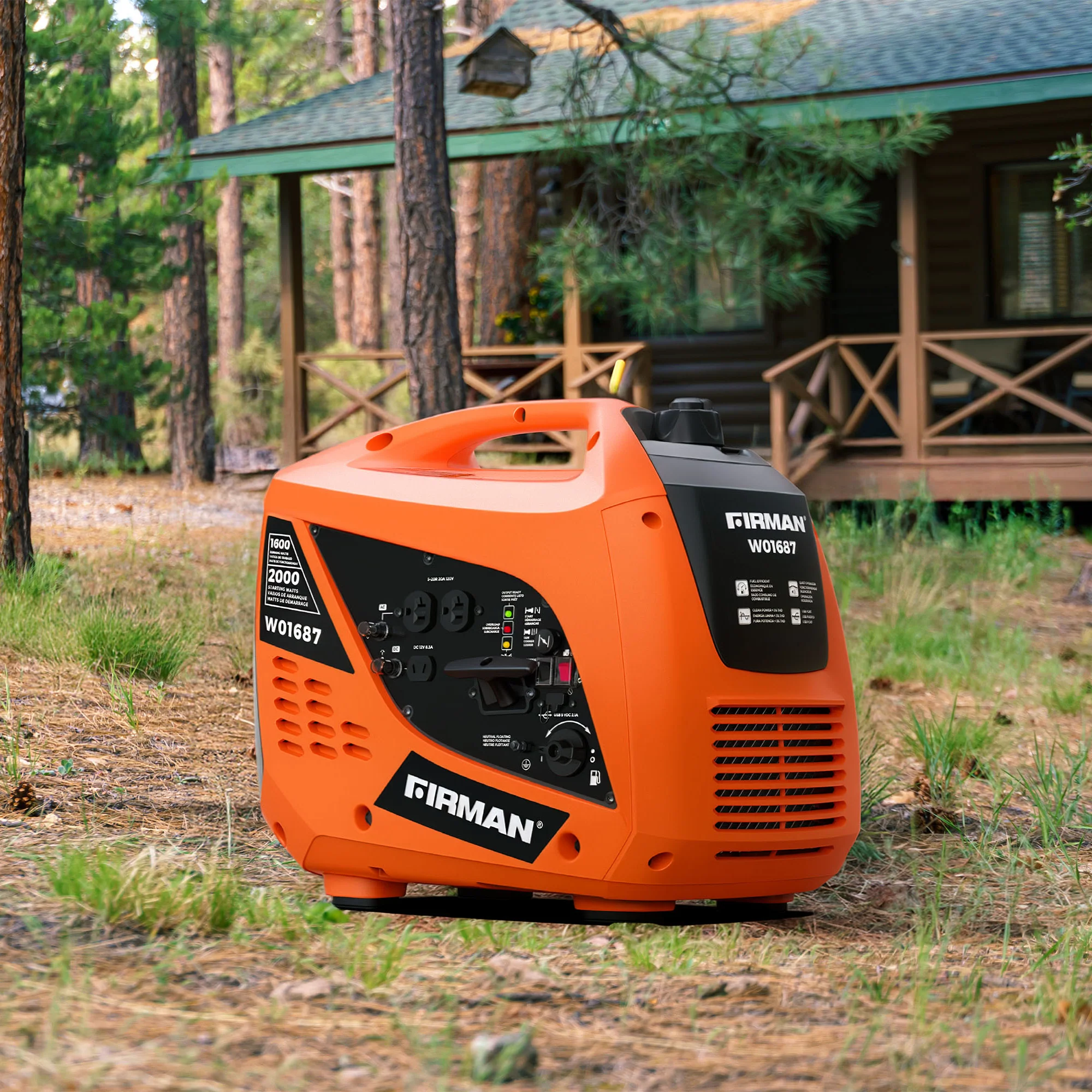 Gas Inverter Portable Generator 2000/1600W Recoil Start - Image 11