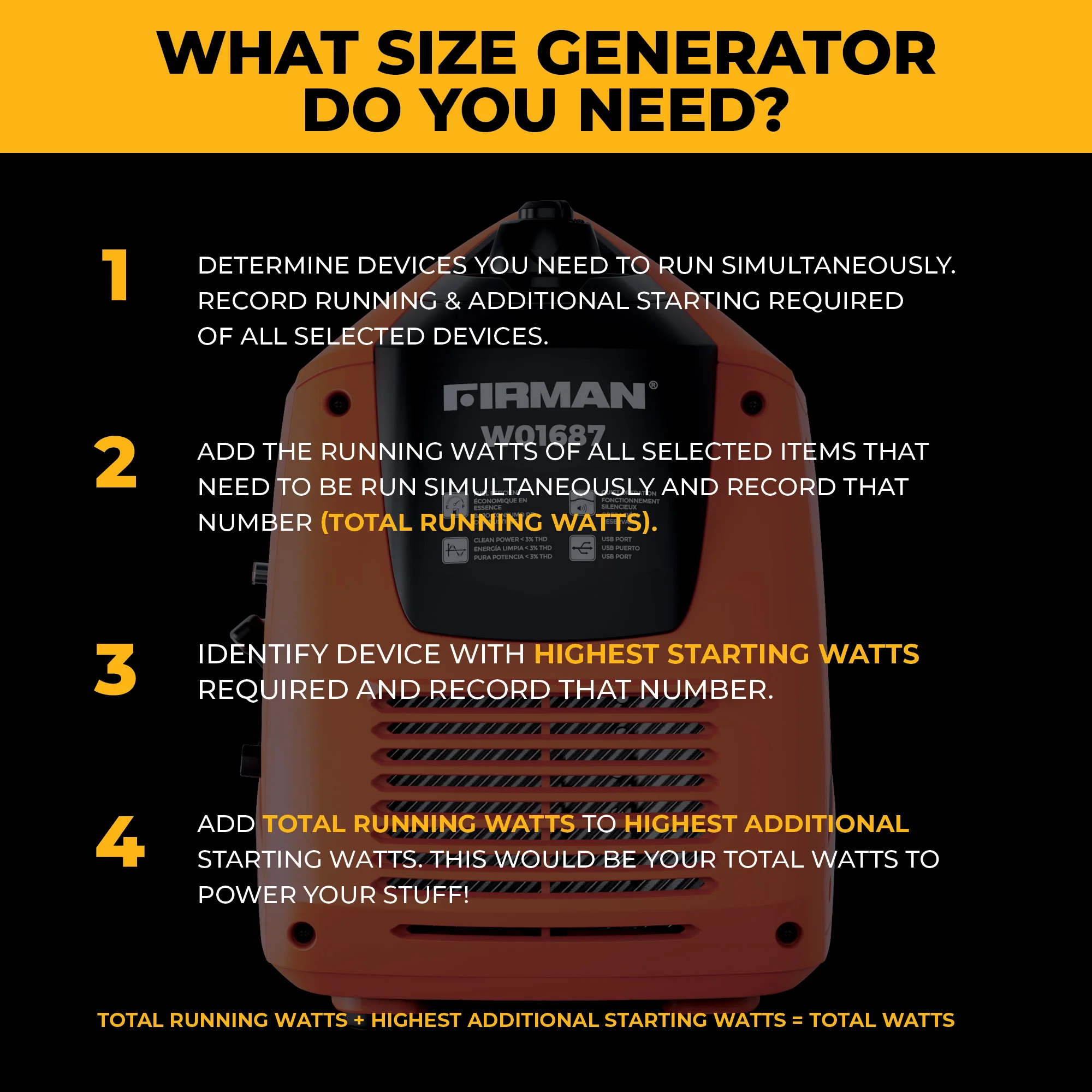 Gas Inverter Portable Generator 2000/1600W Recoil Start - Image 8