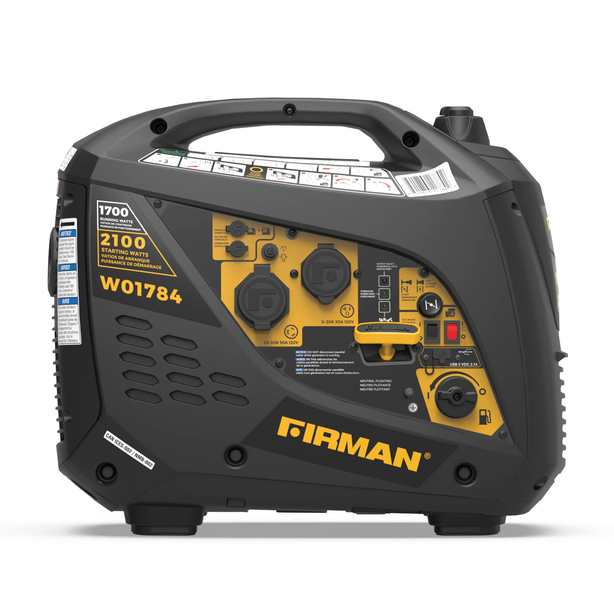 Refurbished Inverter Portable Generator 2100W Recoil Start - Image 5