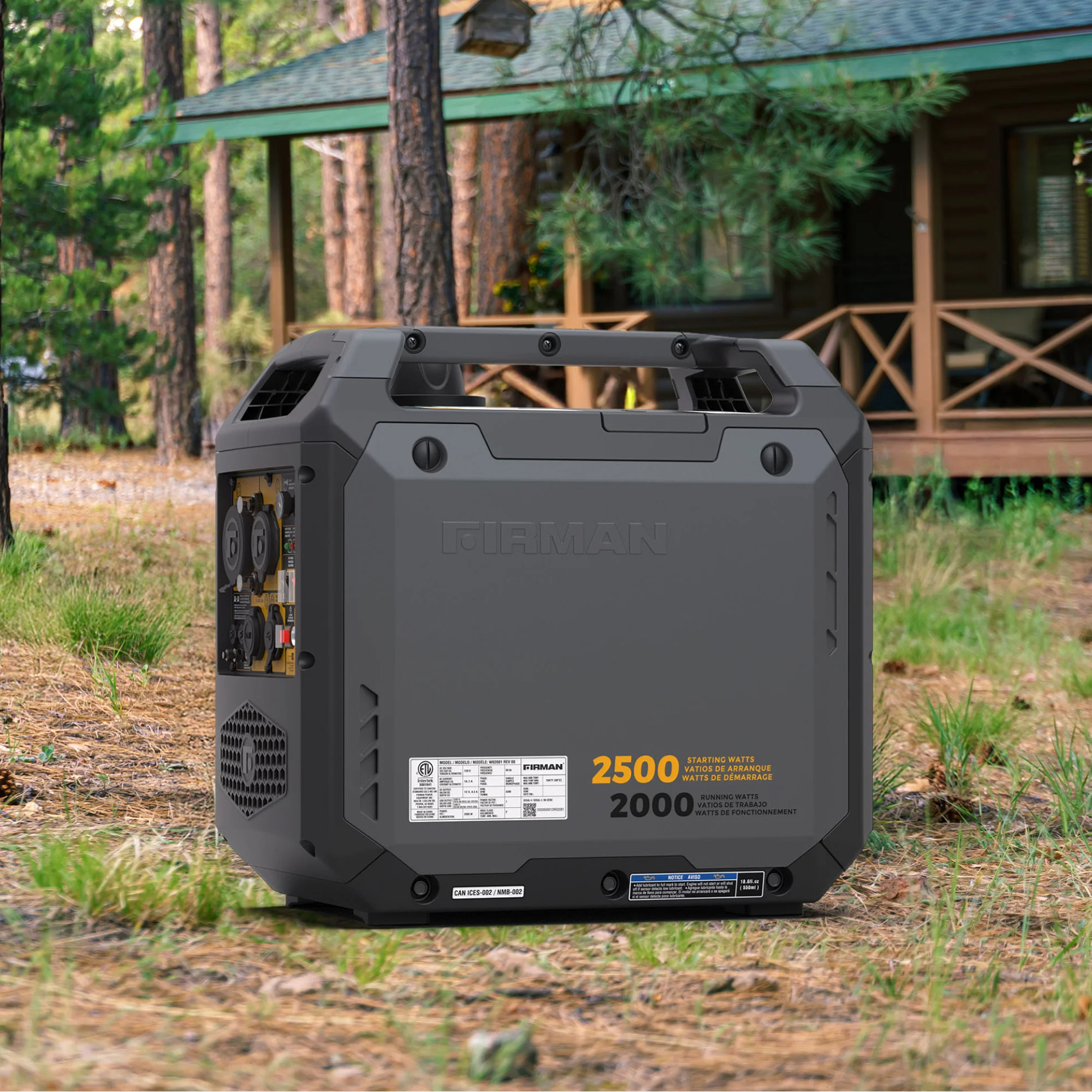 Inverter Gas Portable Generator 2500W Recoil Start with CO ALERT - Image 11