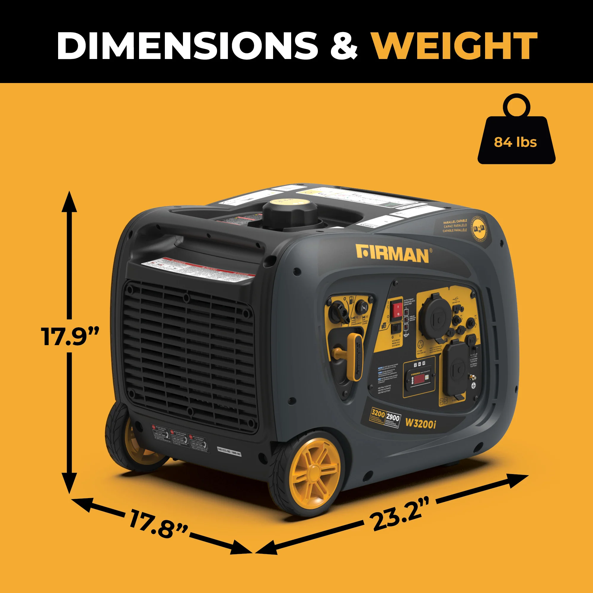 Inverter Portable Generator 3200W Recoil Start - Image 7