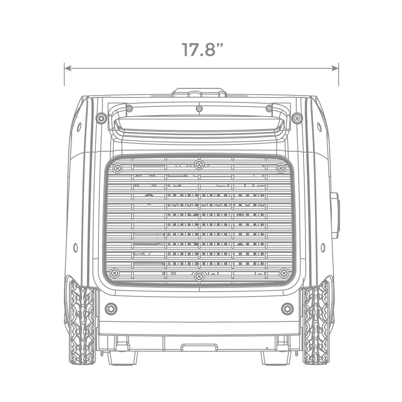 Refurbished Inverter Gas Portable Generator 3300W Recoil Start - Image 14