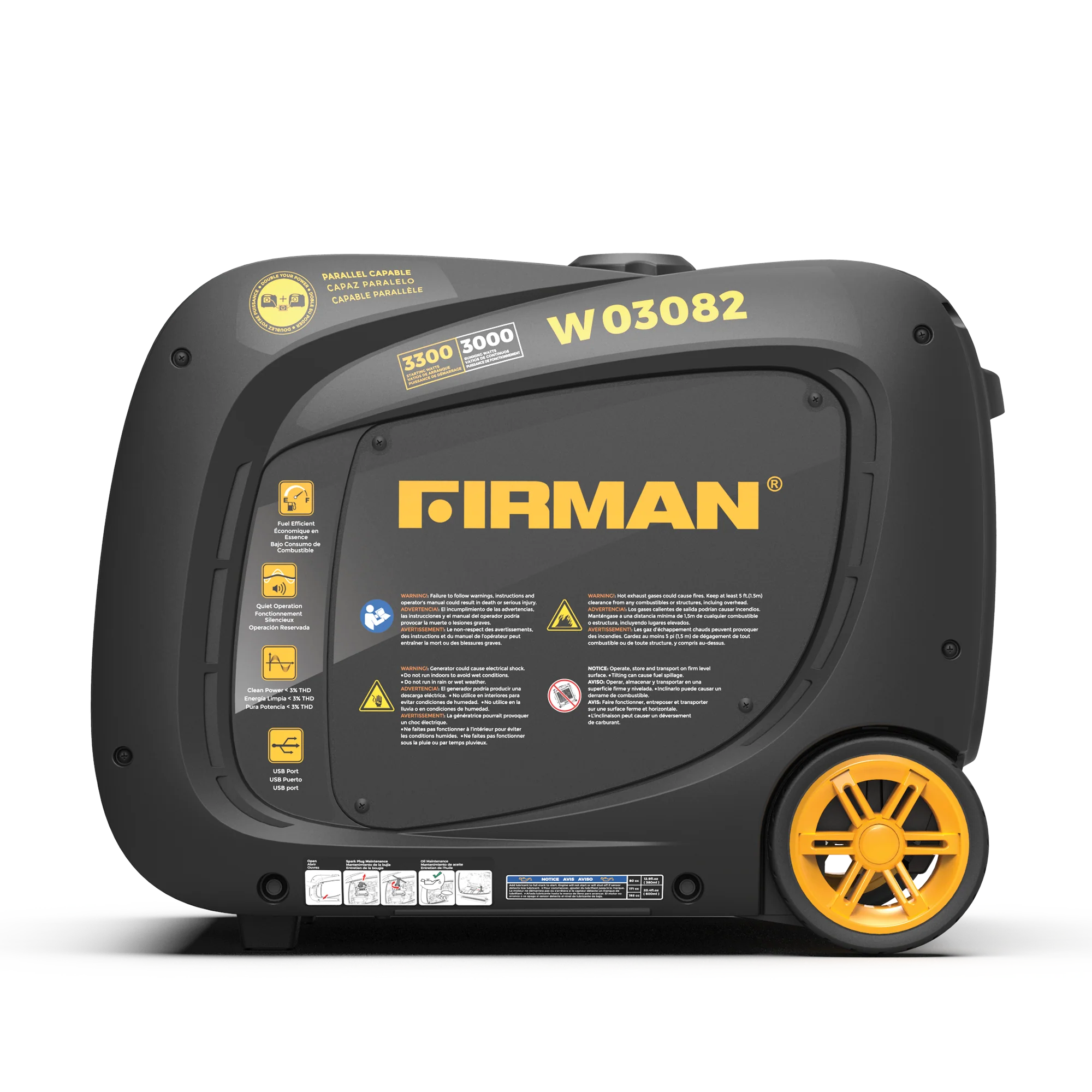 Inverter Portable Generator 3300W Electric Start - Image 8