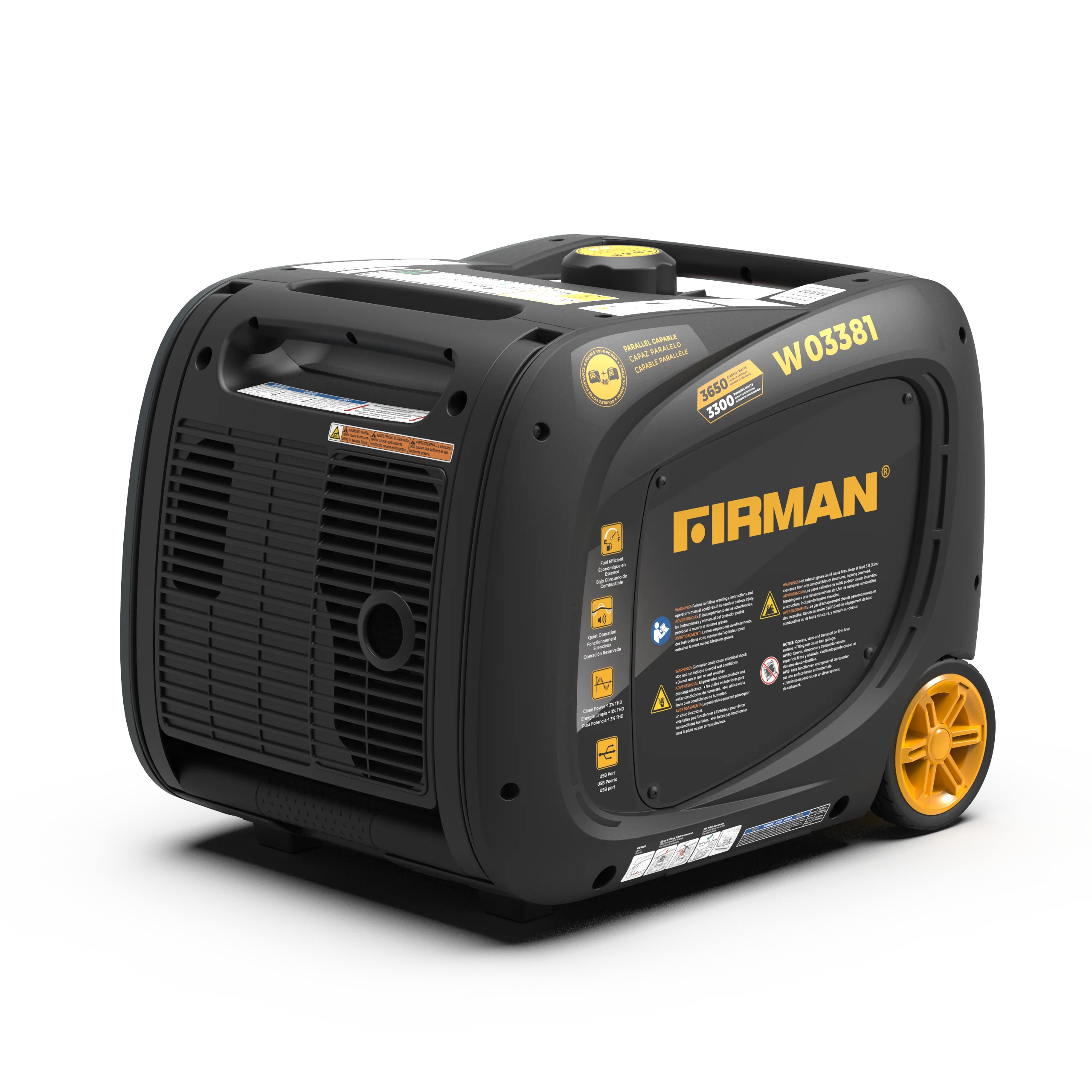 Gas Inverter Portable Generator 3650W Recoil Start - Image 14