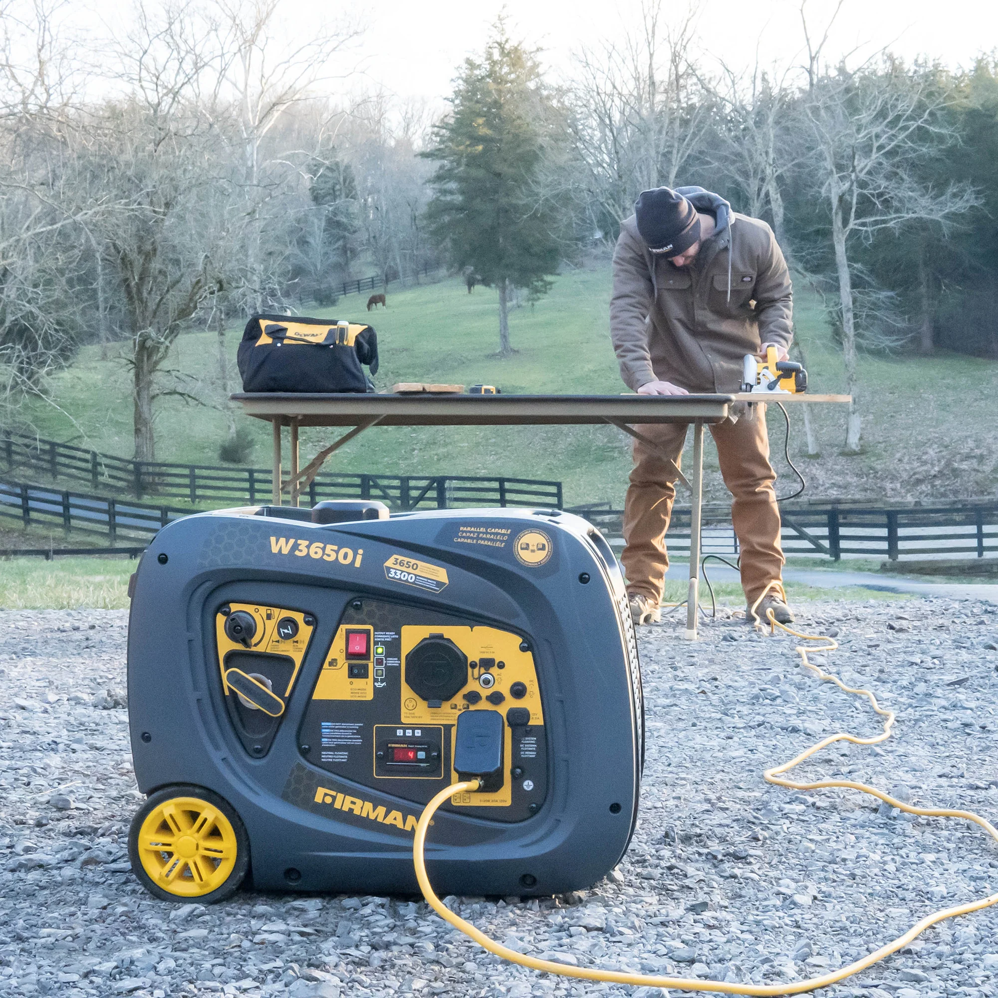 Gas Inverter Portable Generator 3650W Recoil Start - Image 4