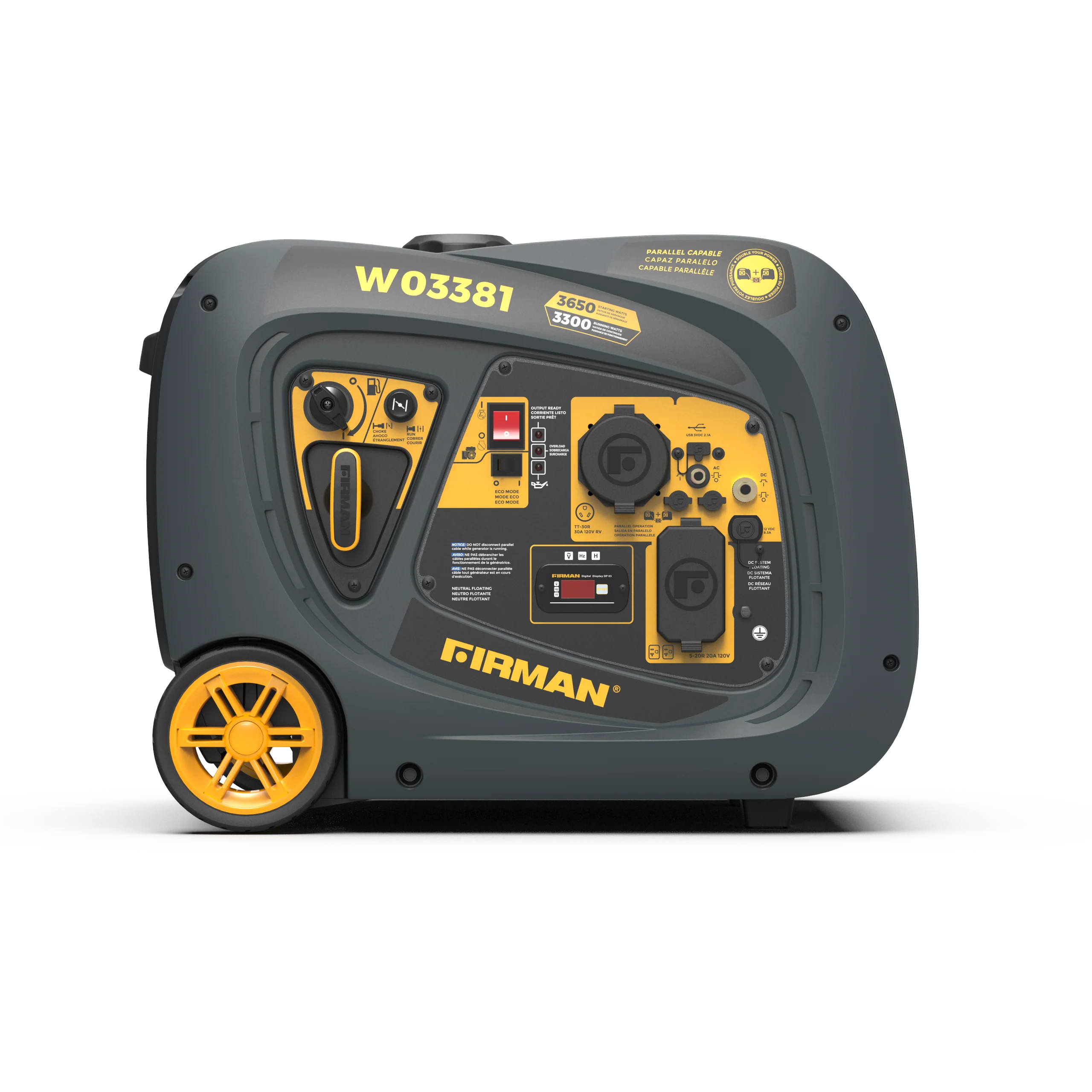 Gas Inverter Portable Generator 3650W Recoil Start - Image 6
