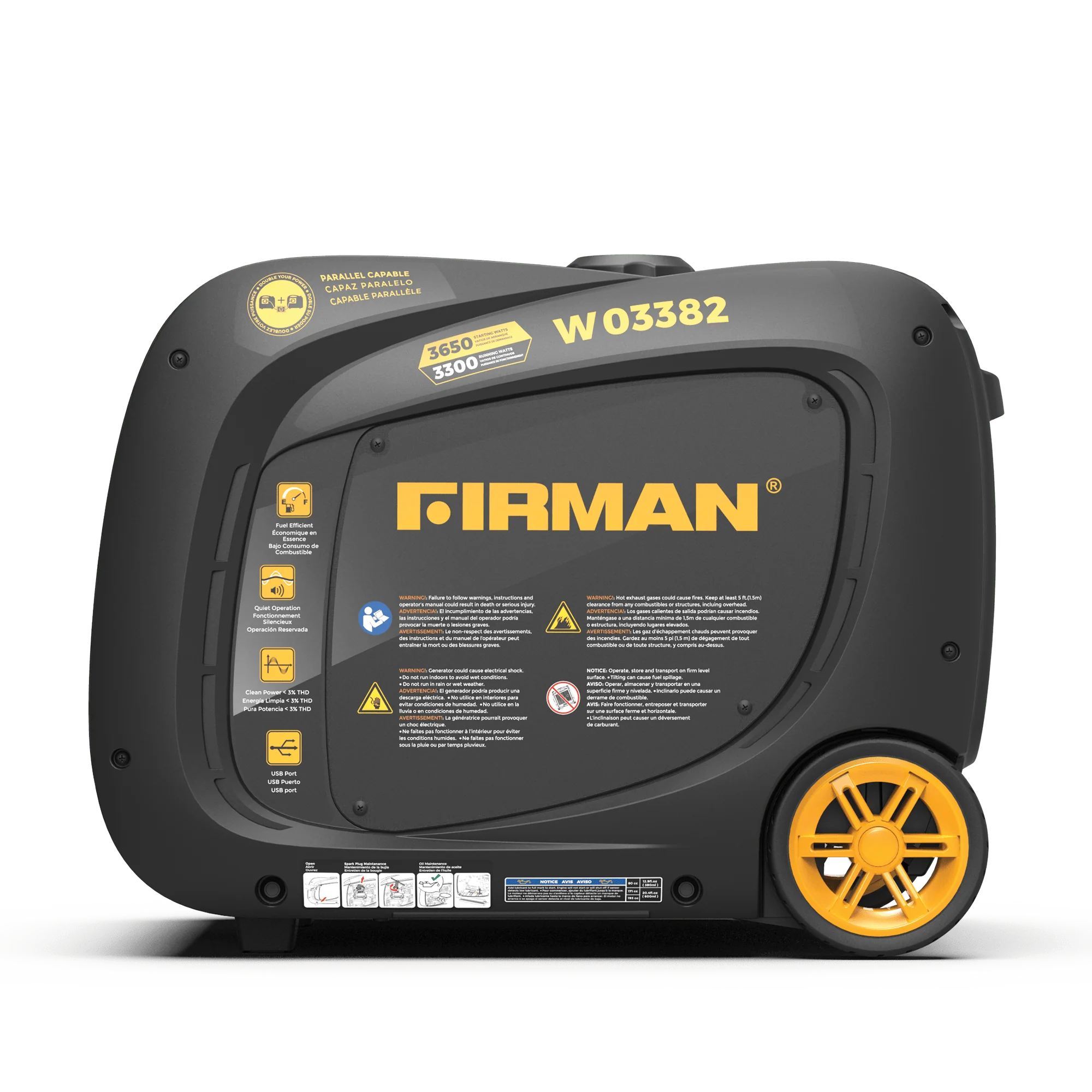 Gas Inverter Portable Generator 3650W Electric Start - Image 8