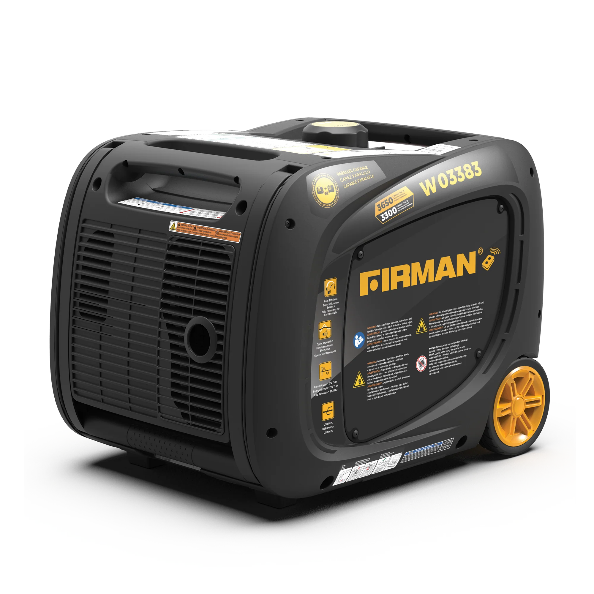 Refurbished Inverter Portable Generator 3650W Remote Start - Image 13