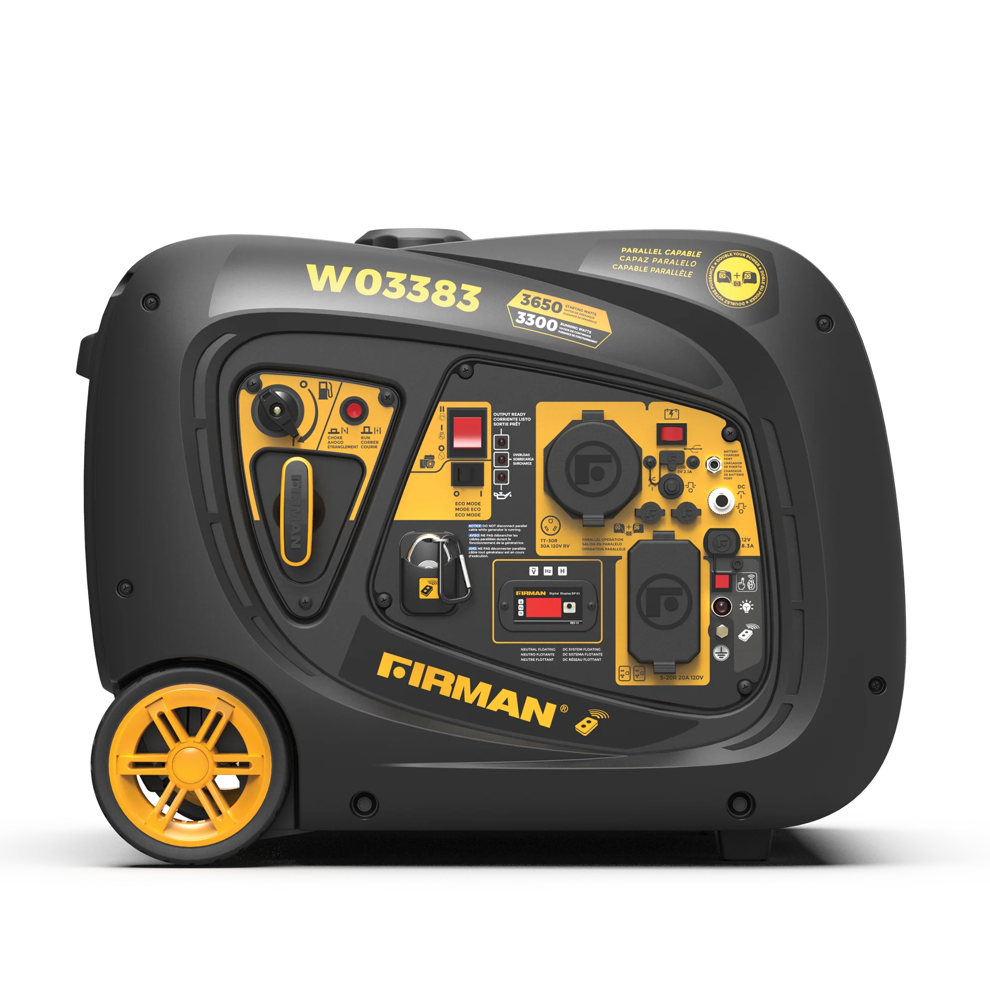 Refurbished Inverter Portable Generator 3650W Remote Start - Image 5
