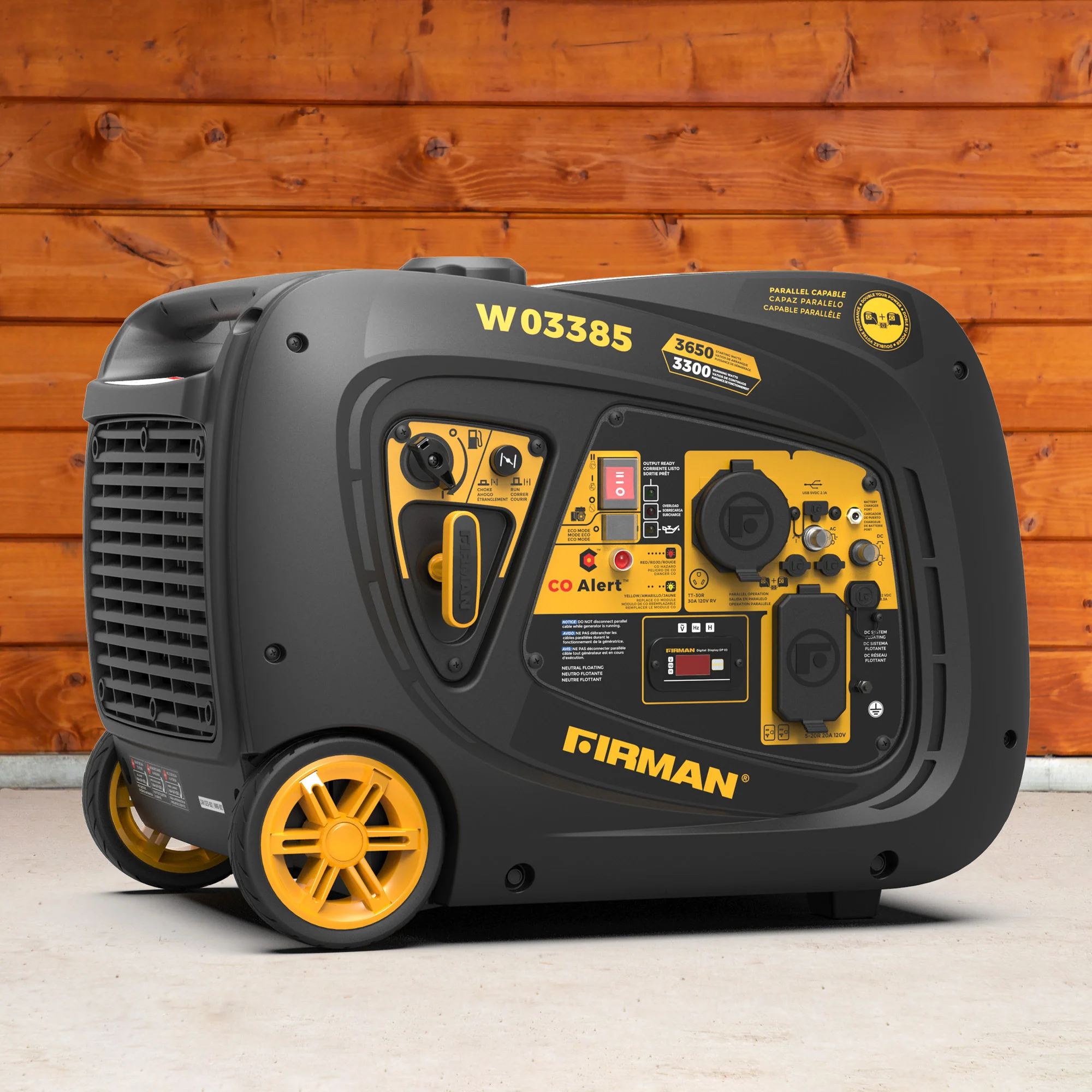 INVERTER PORTABLE GENERATOR 4125W WITH CO ALERT - Image 11