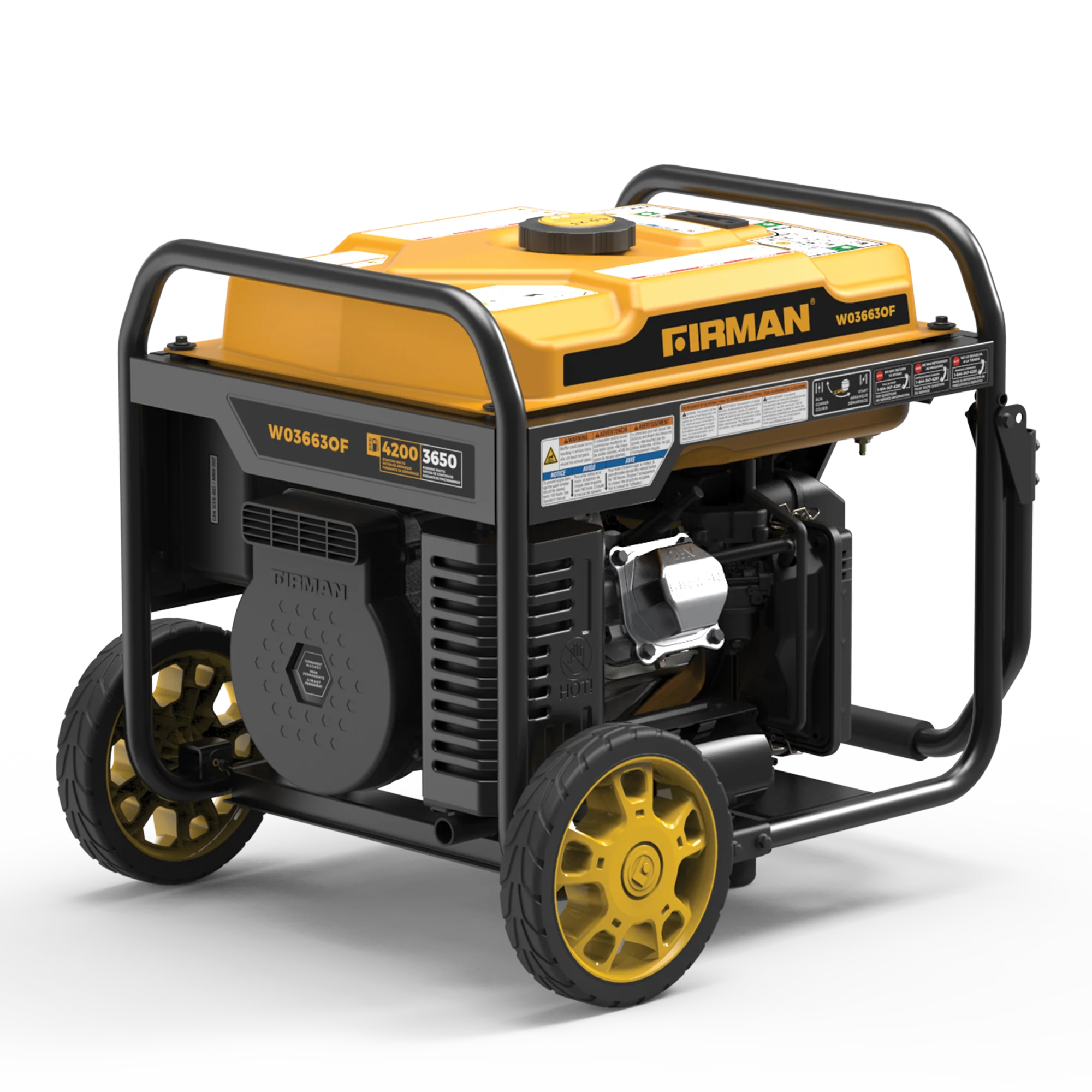 Inverter Open Frame Portable Generator 4500W Remote Start with CO Alert - Image 13