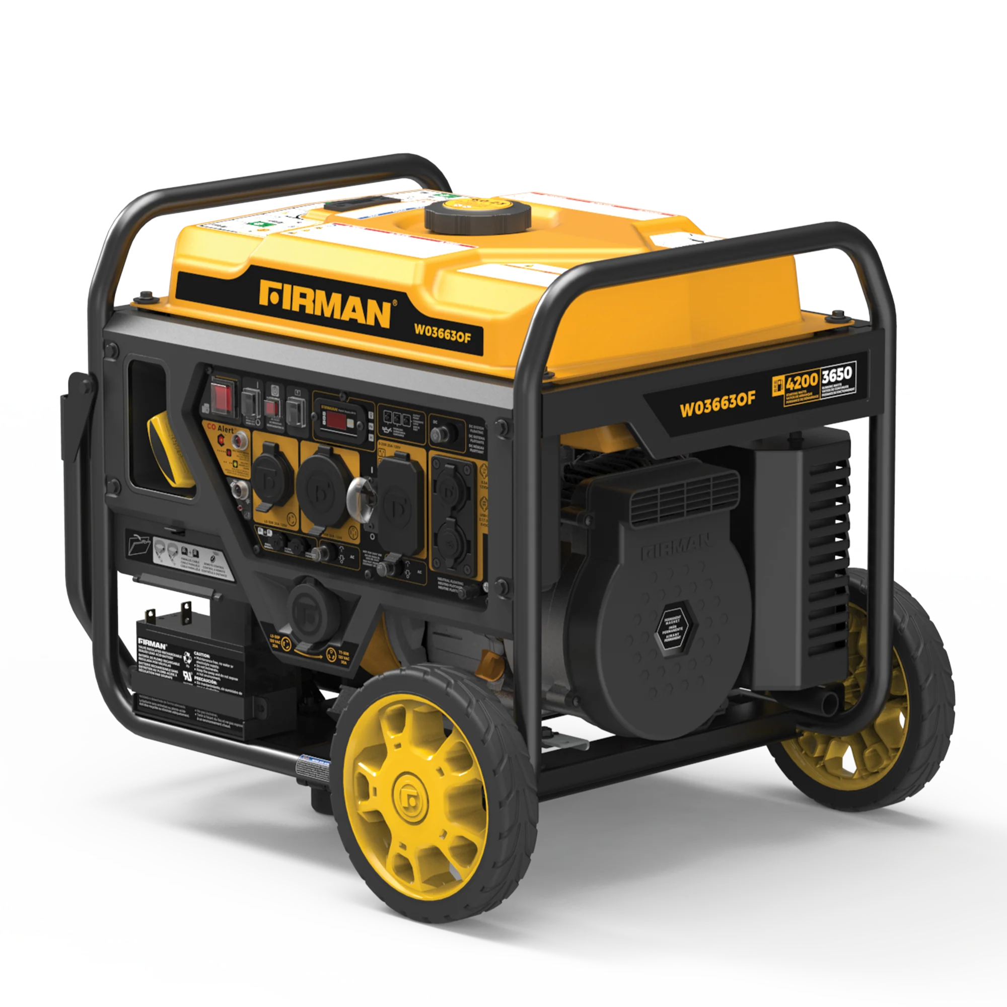 Inverter Open Frame Portable Generator 4500W Remote Start with CO Alert - Image 15