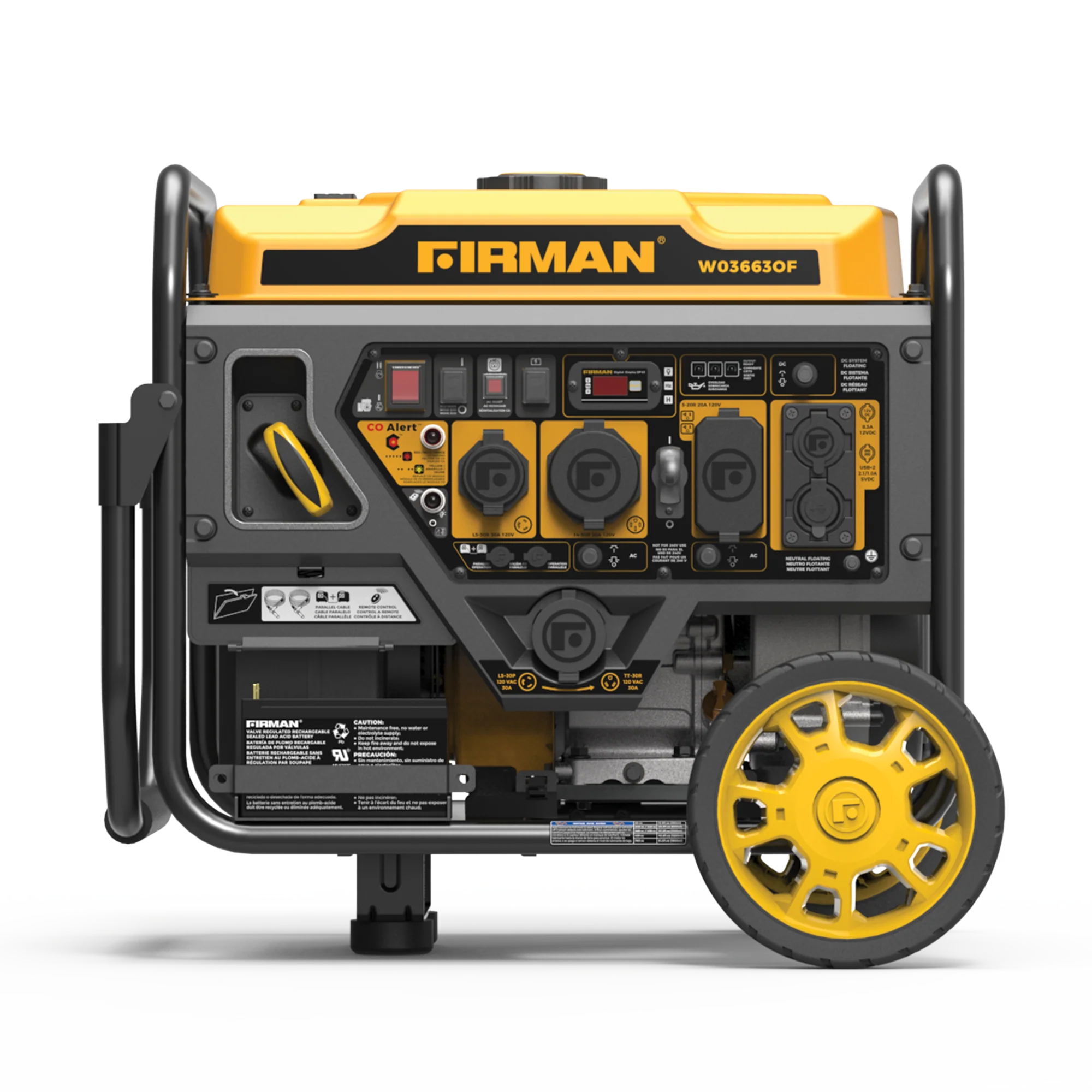 Inverter Open Frame Portable Generator 4500W Remote Start with CO Alert - Image 8