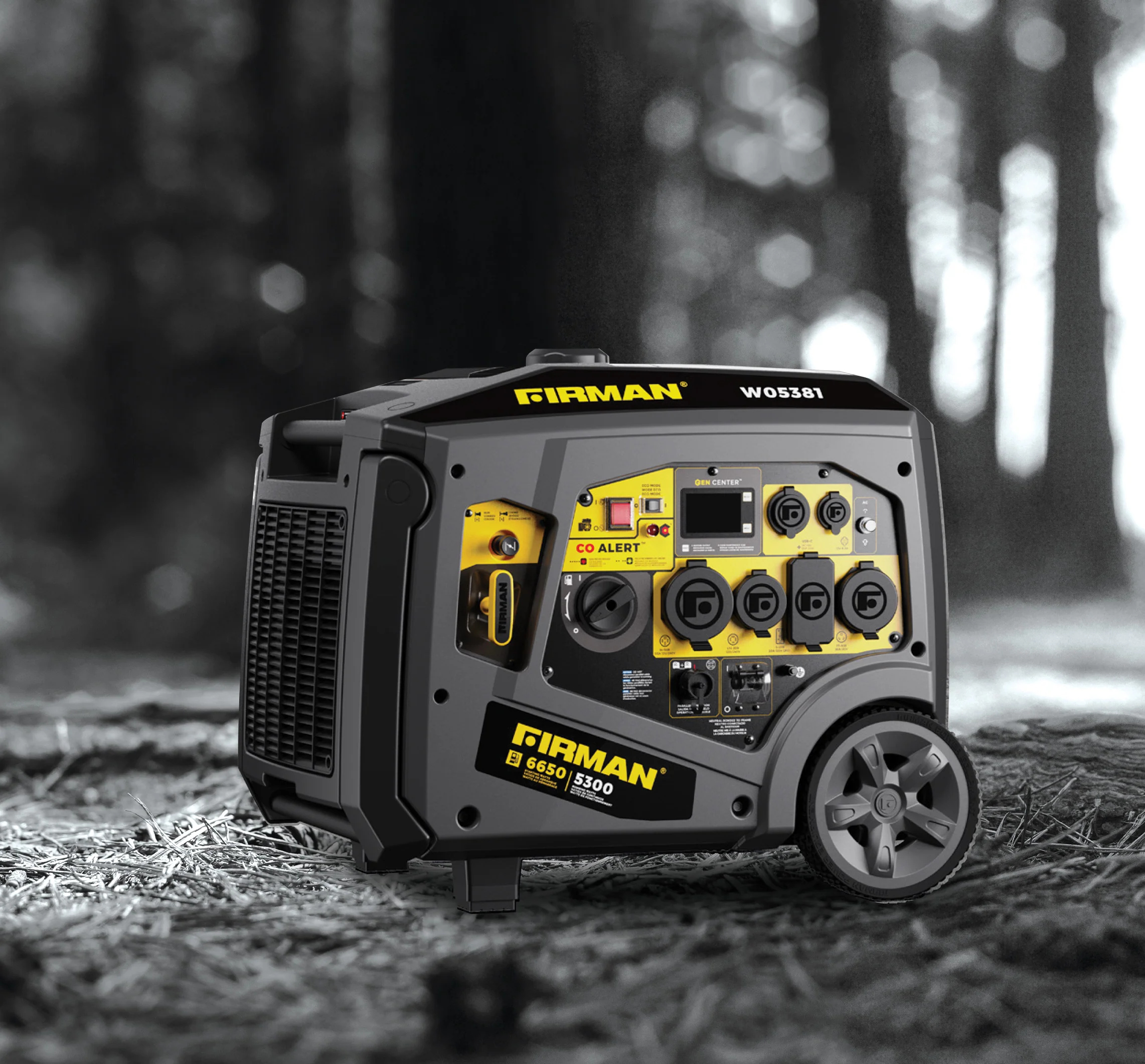 Gas Inverter Portable Generator 6650/5300 Watt 120/240V CO Alert - Image 11