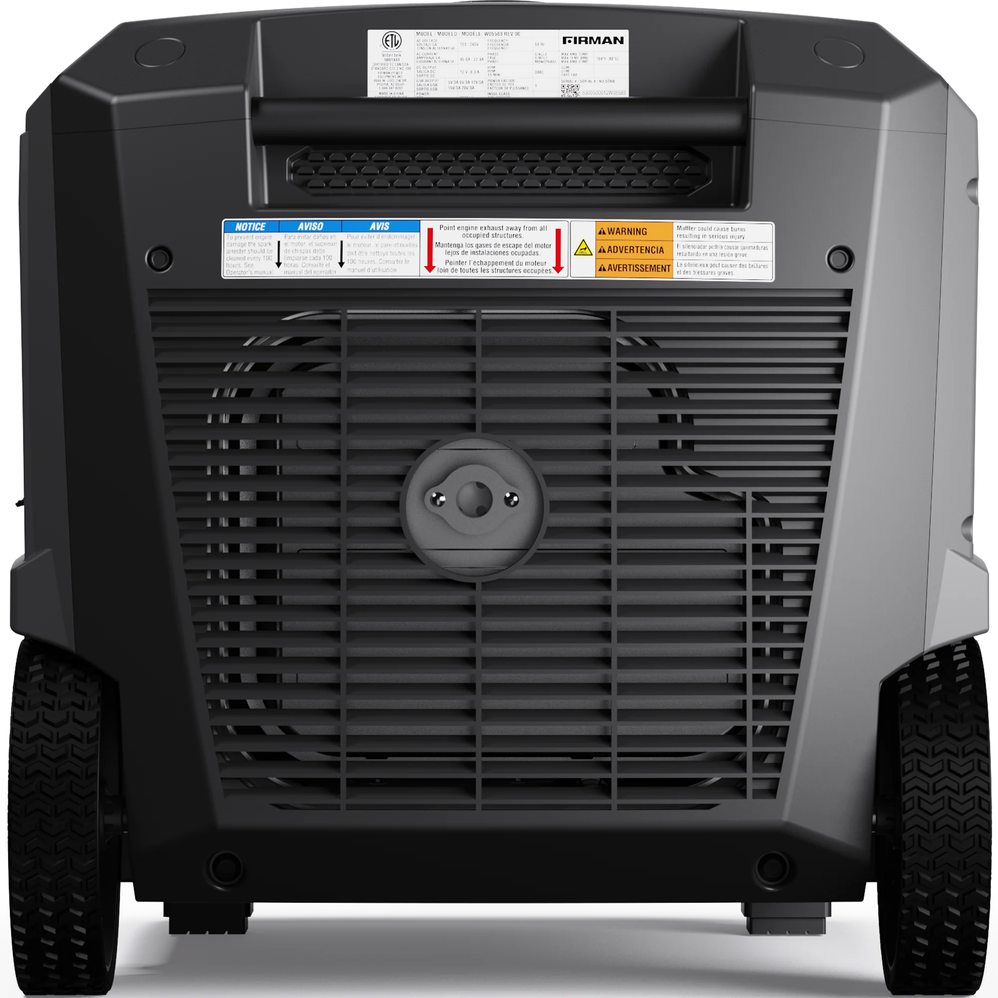 Gas Inverter Portable Generator 6850/5500 Watt Remote Start 120/240V CO Alert - Image 10