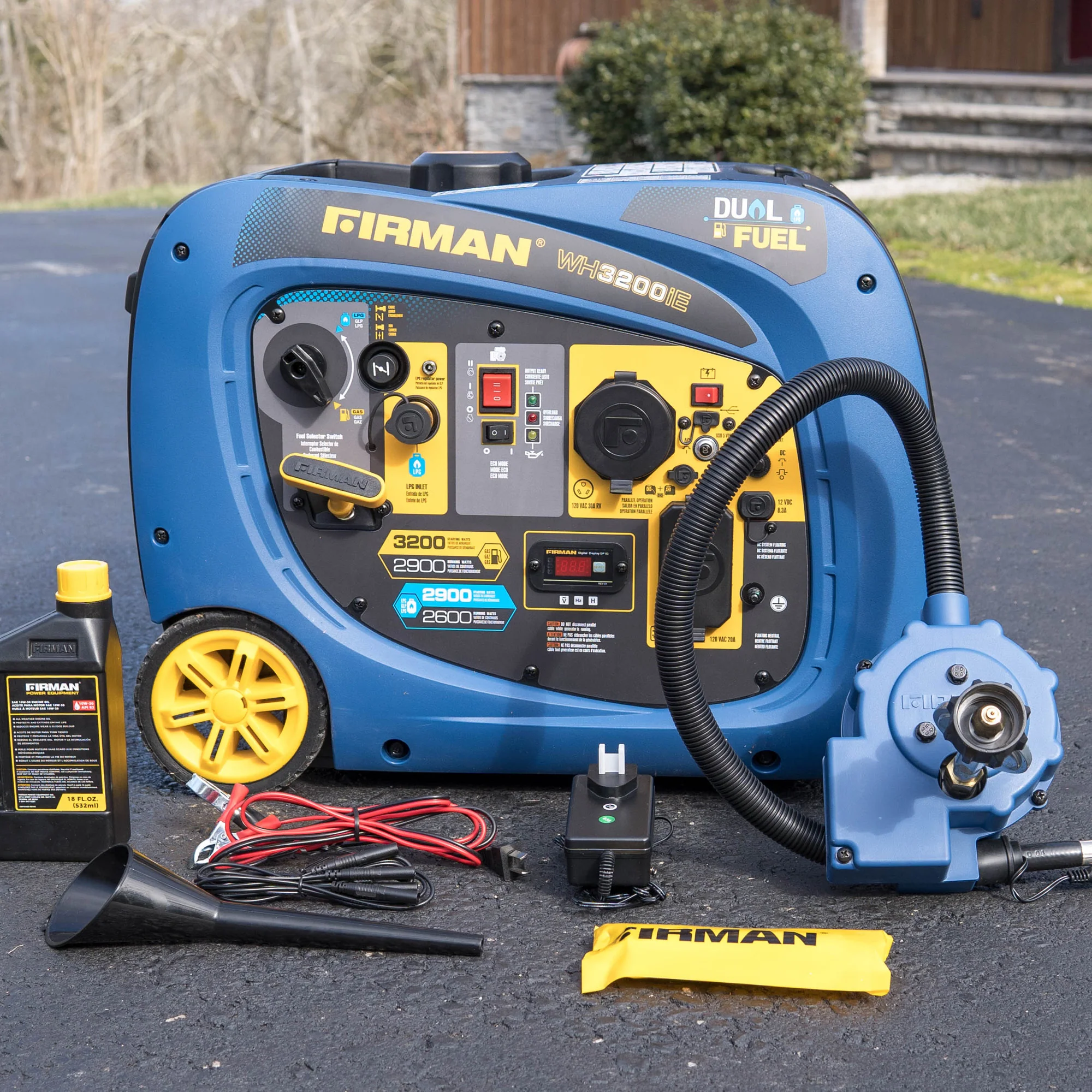 Dual Fuel Inverter Portable Generator 3200W Electric Start - Image 11