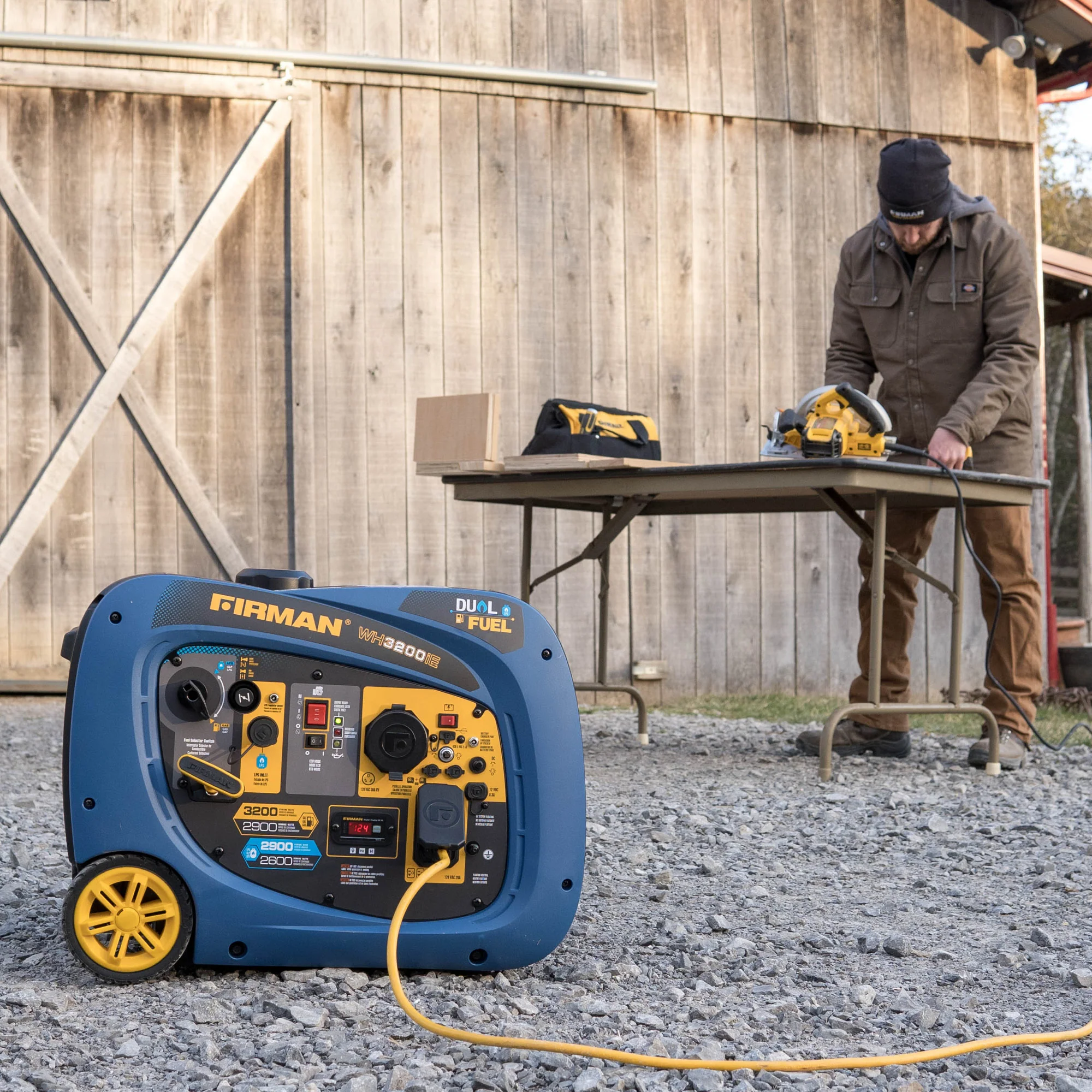 Dual Fuel Inverter Portable Generator 3200W Electric Start - Image 10