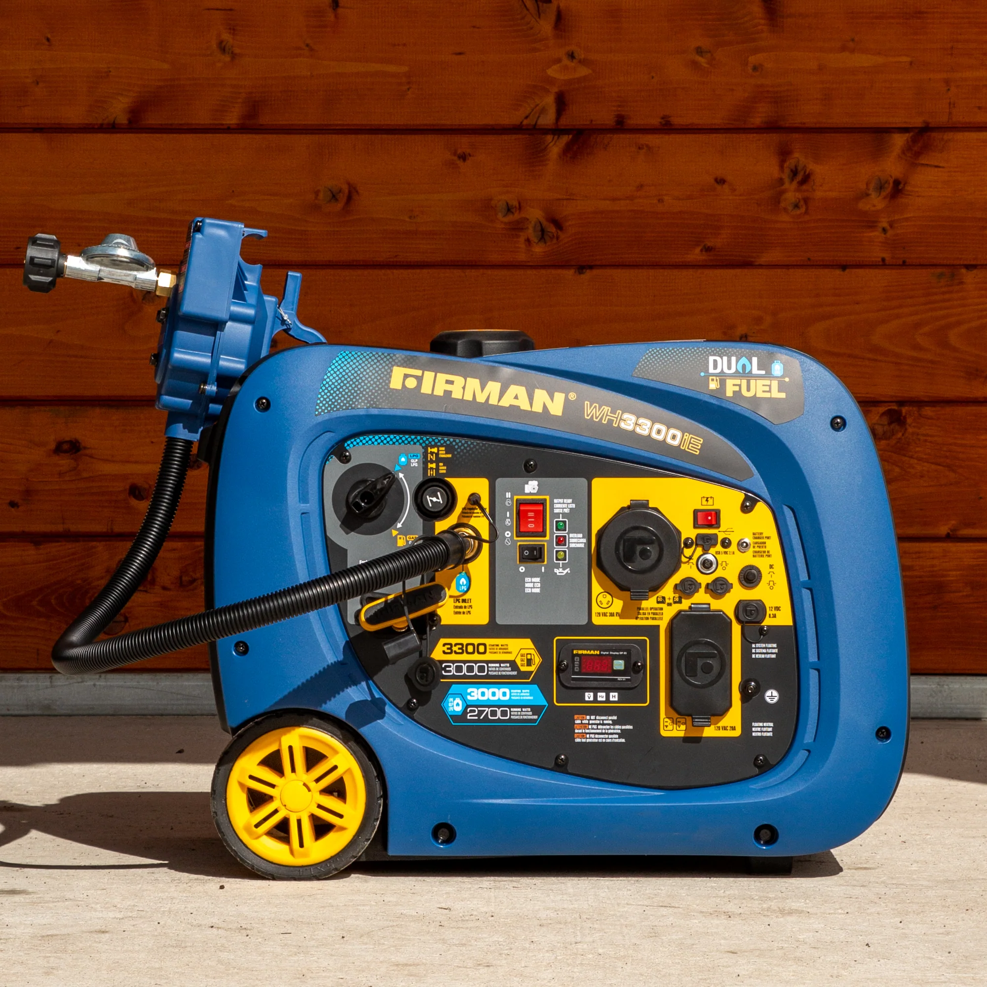 Dual Fuel Inverter Portable Generator 3300W Recoil Start - Image 6