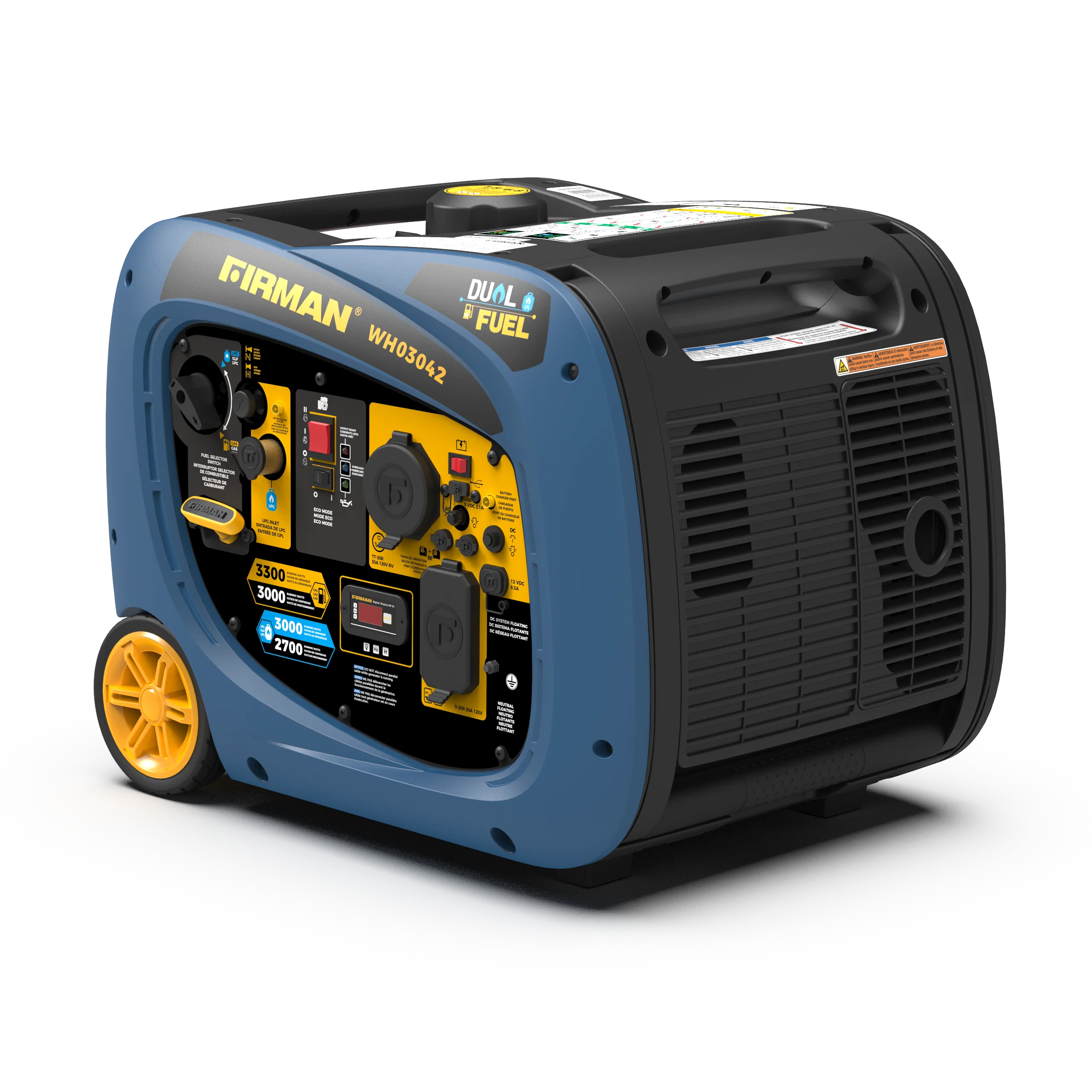 Dual Fuel Inverter Portable Generator 3300W Electric Start - Image 10