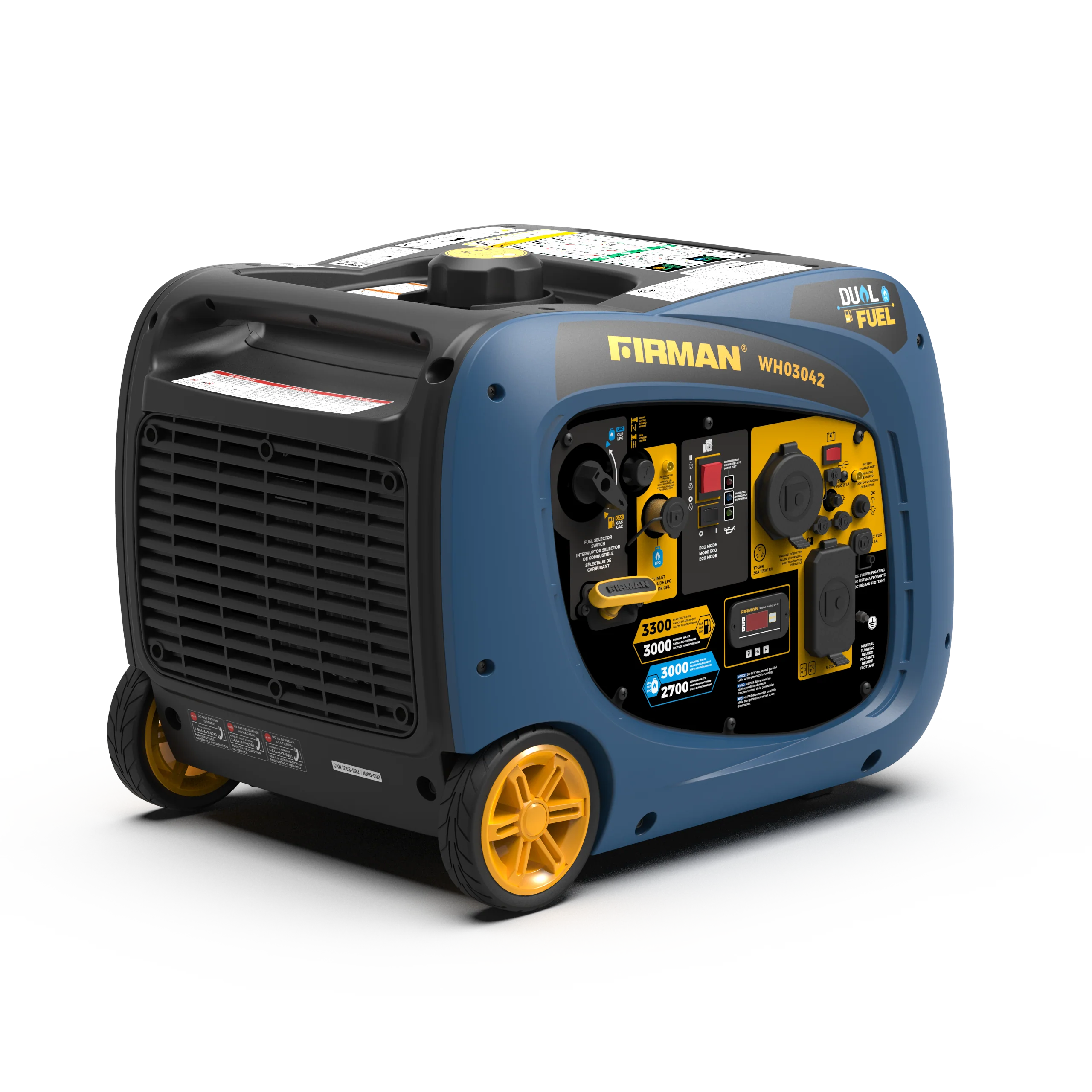 Dual Fuel Inverter Portable Generator 3300W Electric Start - Image 11