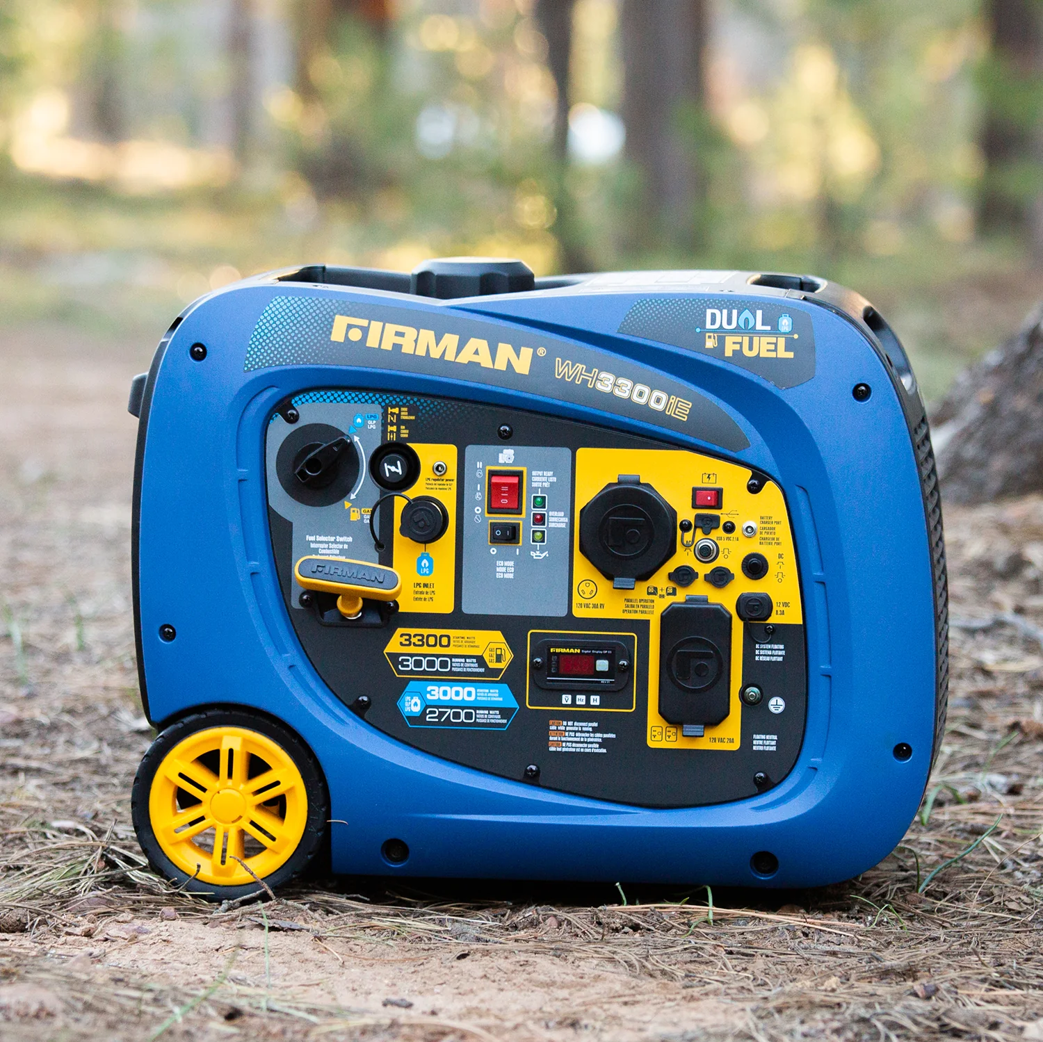 Dual Fuel Inverter Portable Generator 3300W Electric Start - Image 4