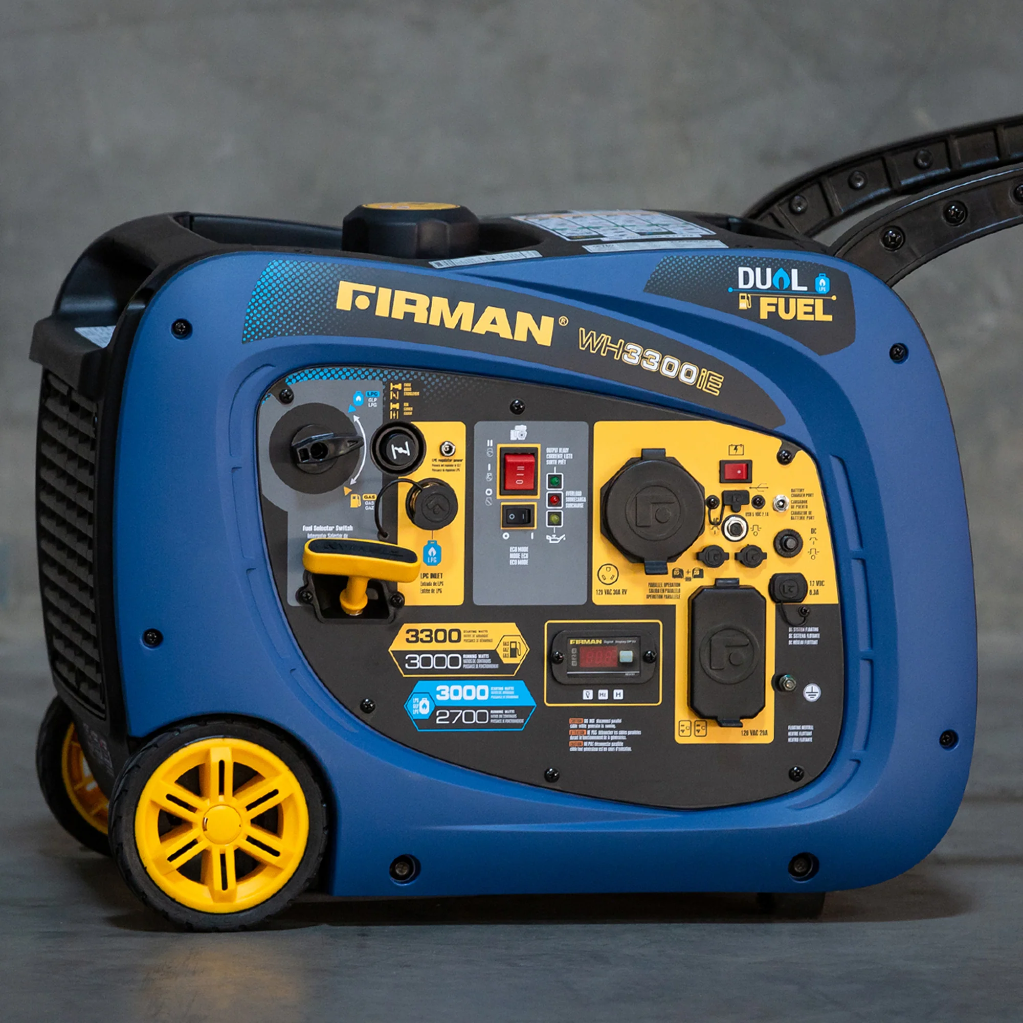 Dual Fuel Inverter Portable Generator 3300W Electric Start - Image 5