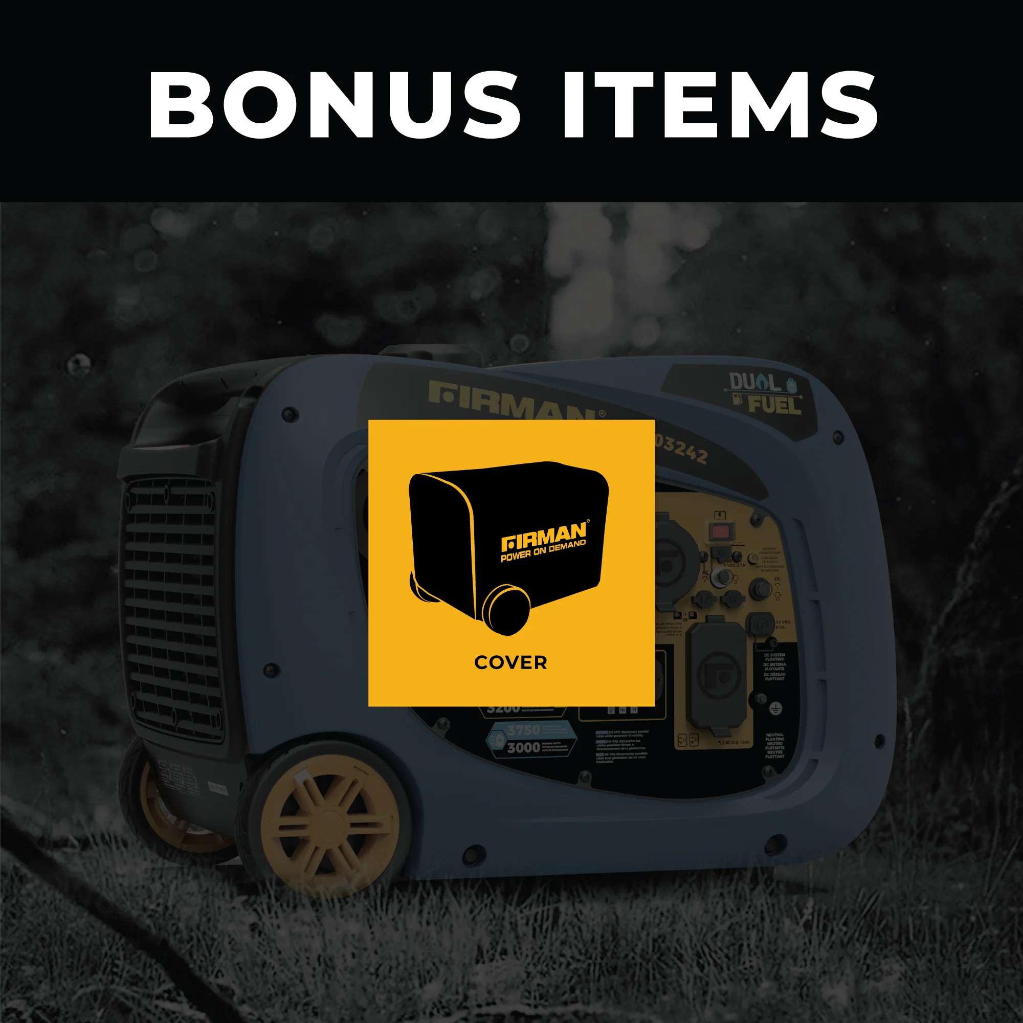 Dual Fuel Inverter Portable Generator 4000W Electric Start with CO ALERT - Image 4