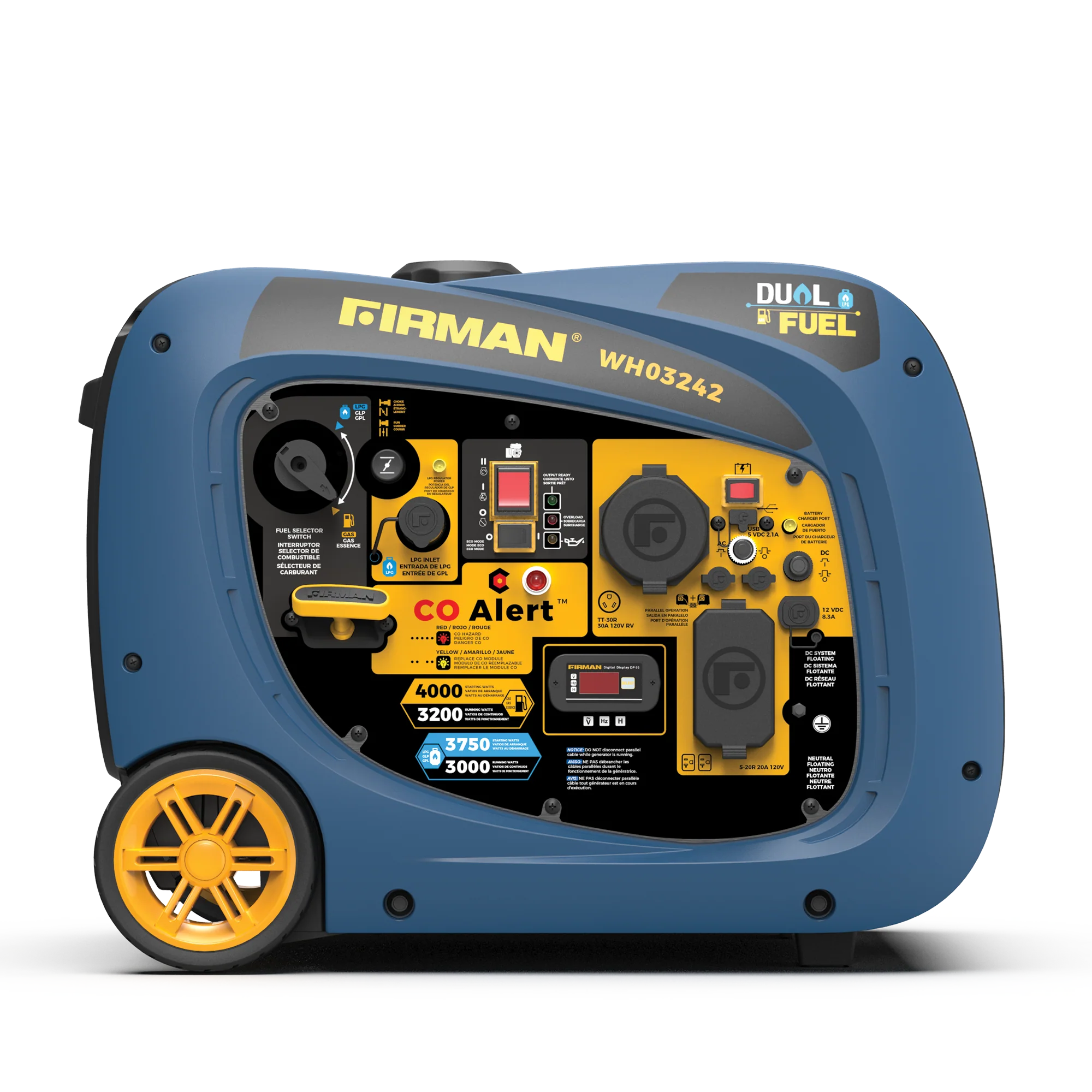 Refurbished Dual Fuel Inverter 4000W W/ Electric Start - Image 7