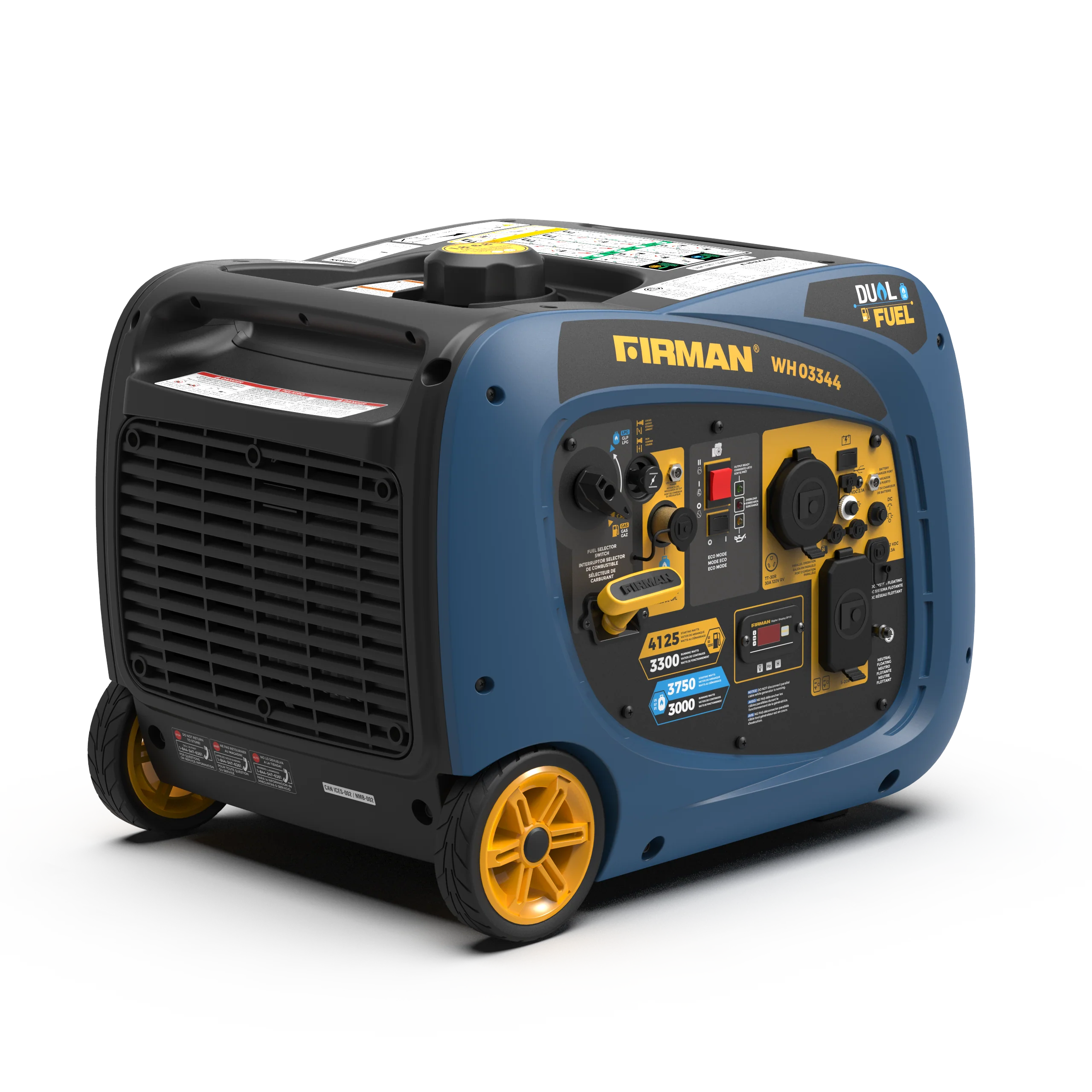 Dual Fuel Inverter Portable Generator 4125W Electric Start - Image 14