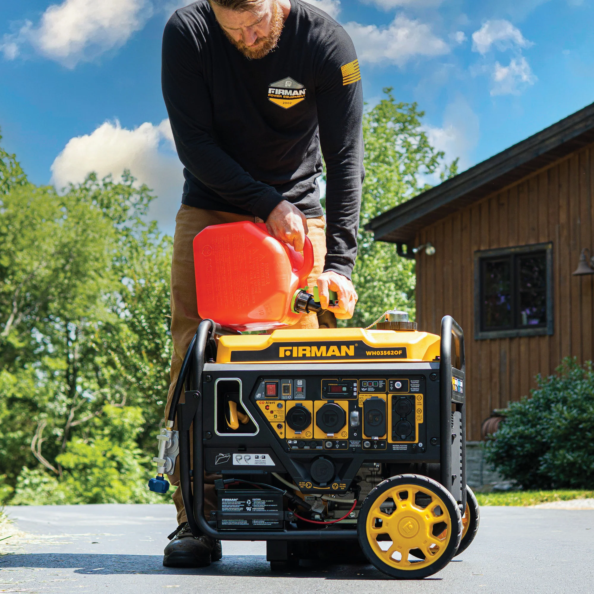 Dual Fuel Open Frame Inverter 4400W Electric Start with CO ALERT - Image 13