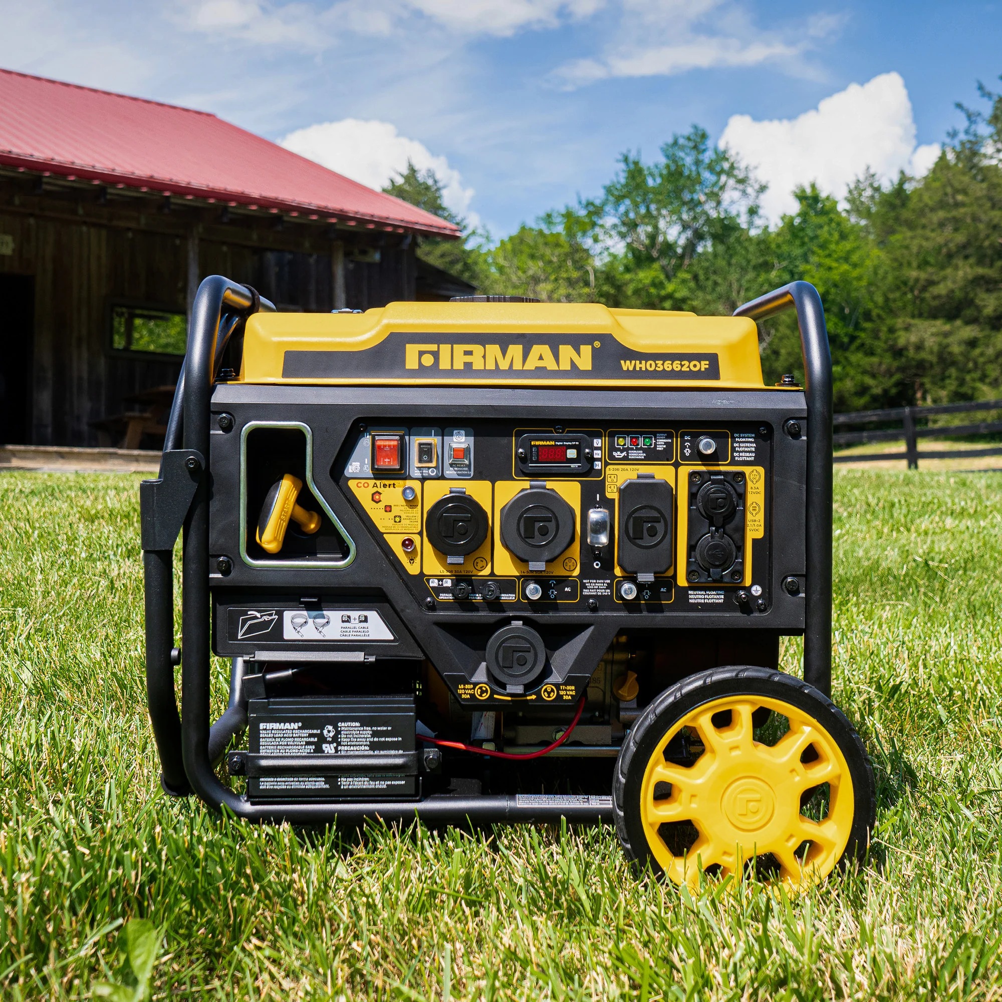Dual Fuel Open Frame Inverter 4500W Electric Start With CO Alert - Image 13