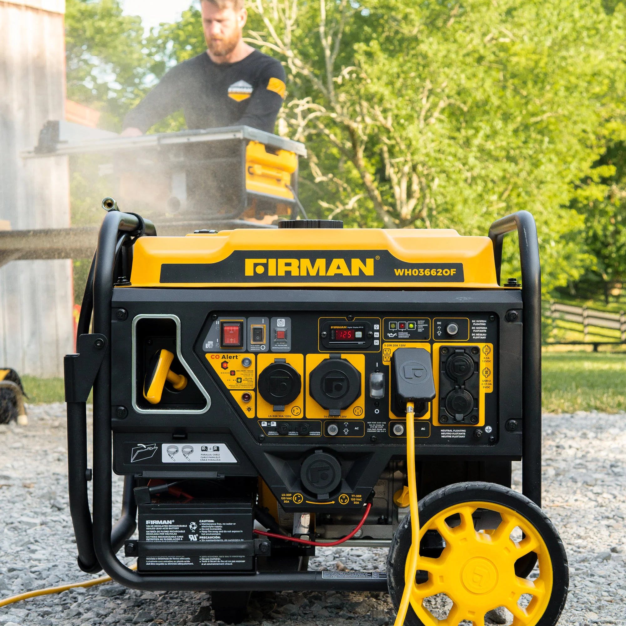 Dual Fuel Open Frame Inverter 4500W Electric Start With CO Alert - Image 14