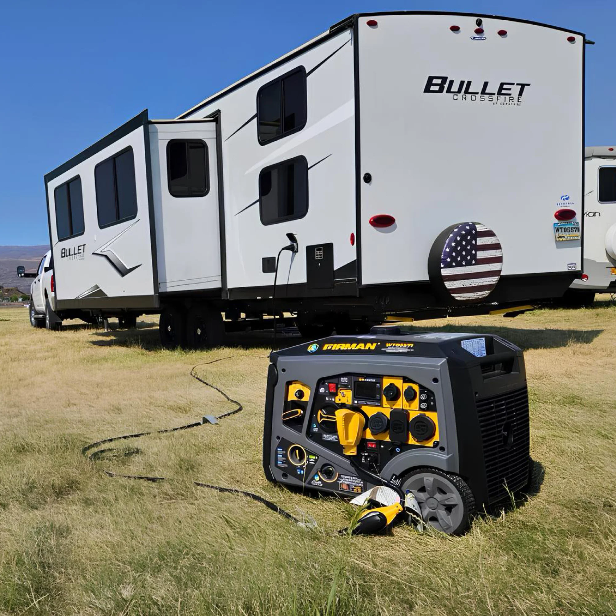 Tri Fuel Inverter Portable Generator 6850W Electric Start With CO Alert - Image 11